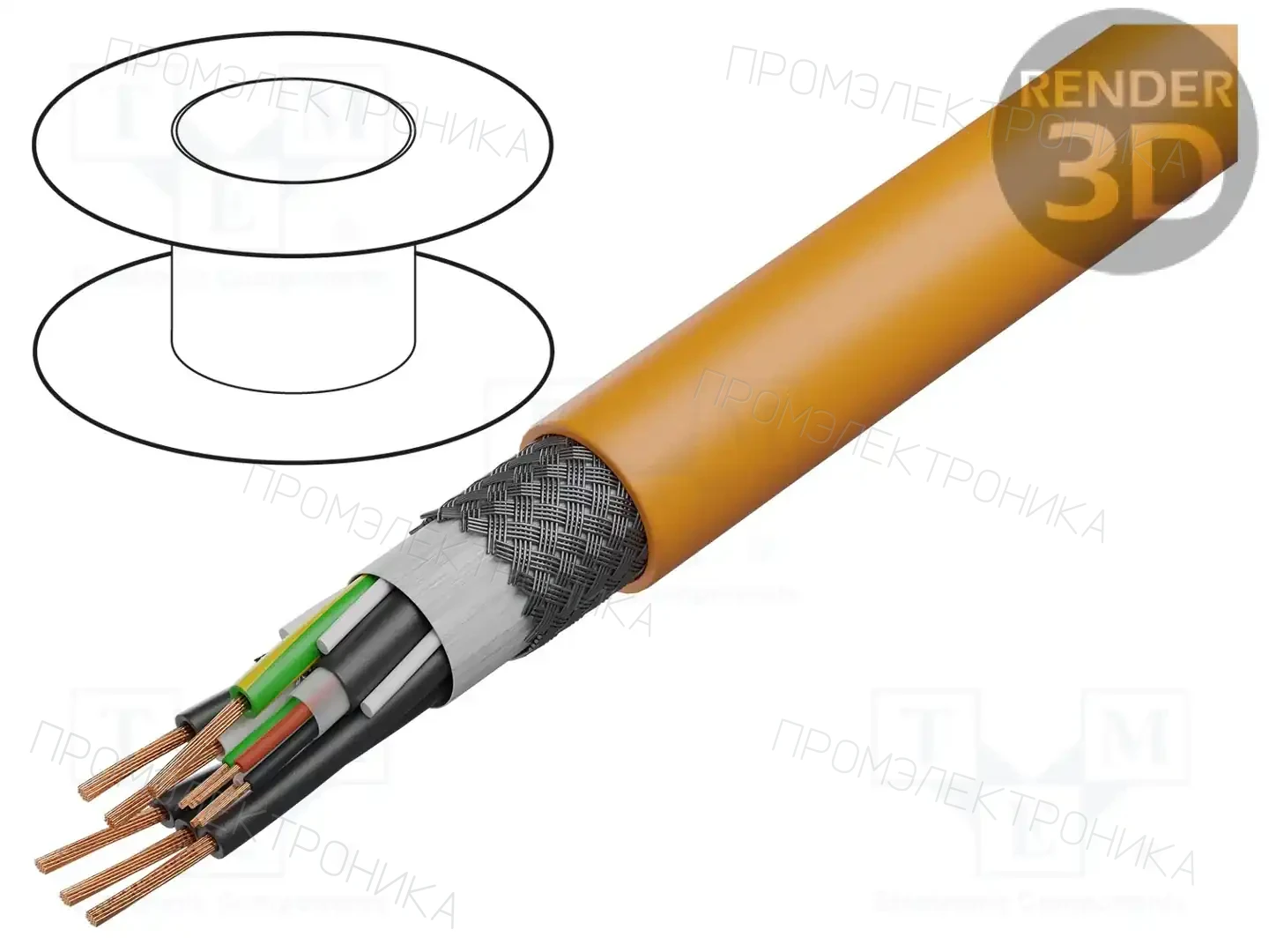 IGUS CF280.UL.H401.07.04.D — Провода для направляющих- экранированные