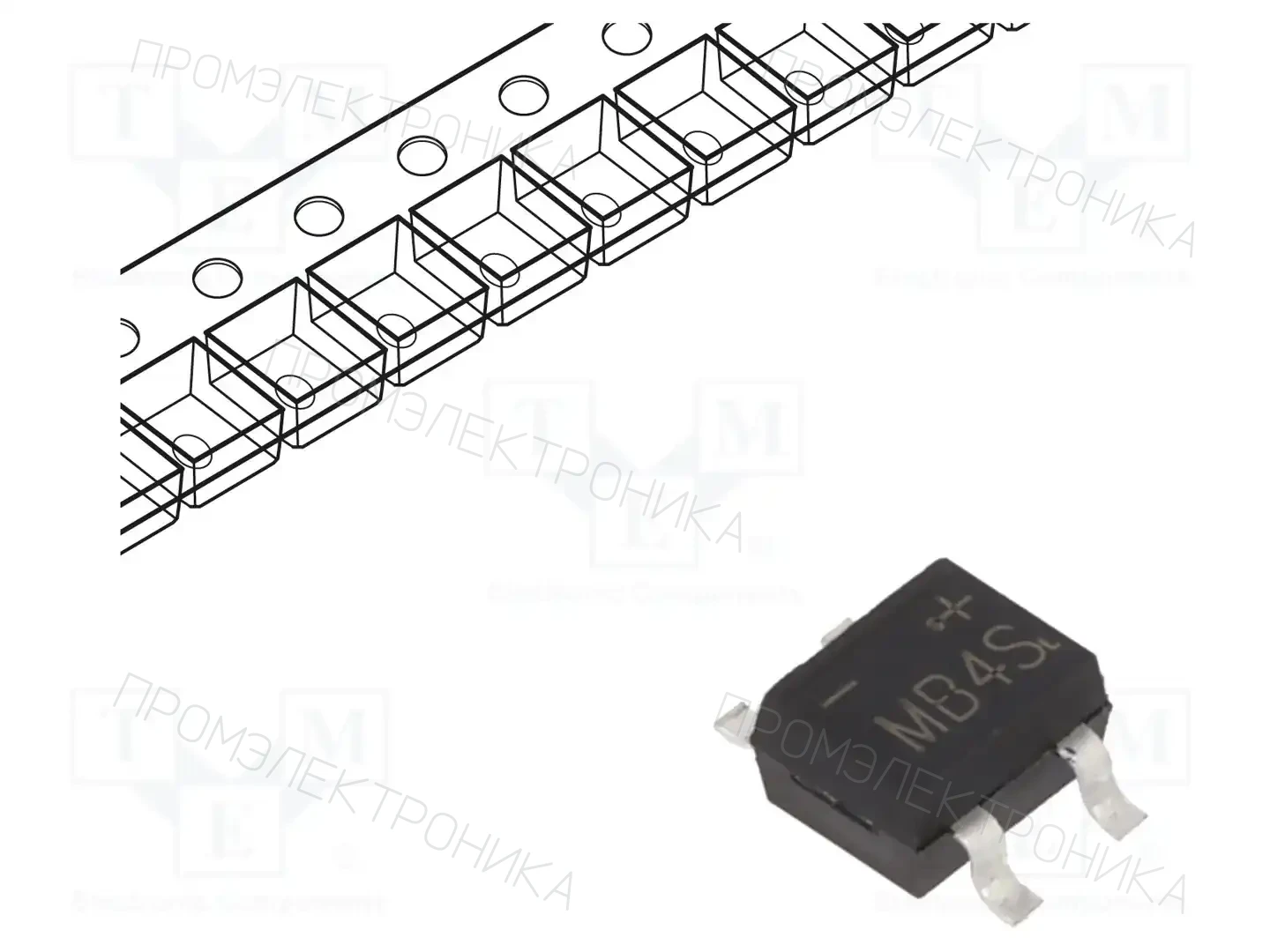 AKYGA SEMI AKS0064 — Однофазные мосты диодные SMD/THT