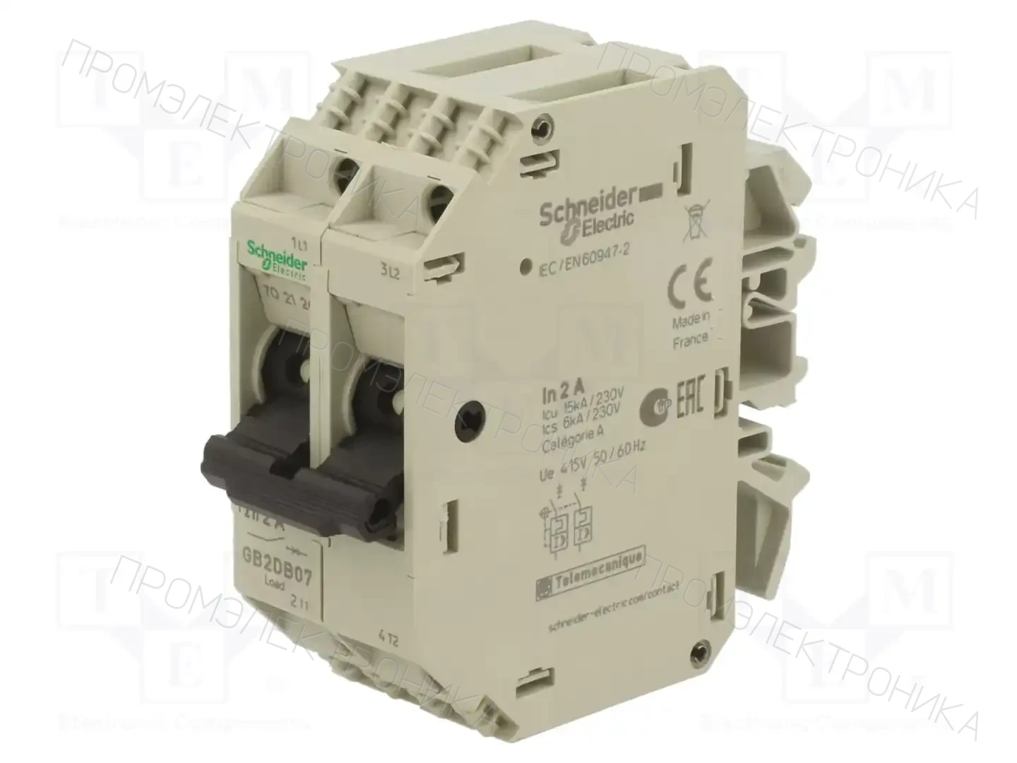 SCHNEIDER ELECTRIC GB2DB07 — Выключатели двигательные
