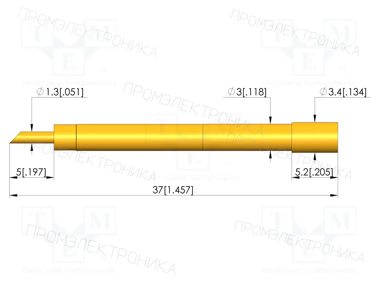 INGUN KS-74723M — Гнёзда для измерительных щупов
