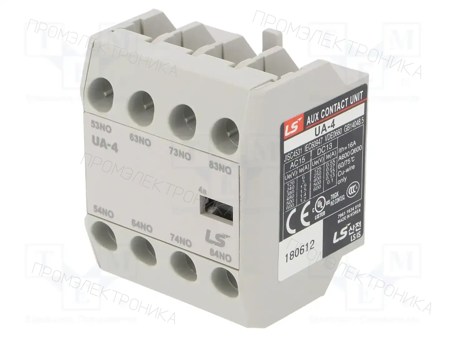 LS ELECTRIC UA-4 4A — Контакторы - дополнительное оборудование