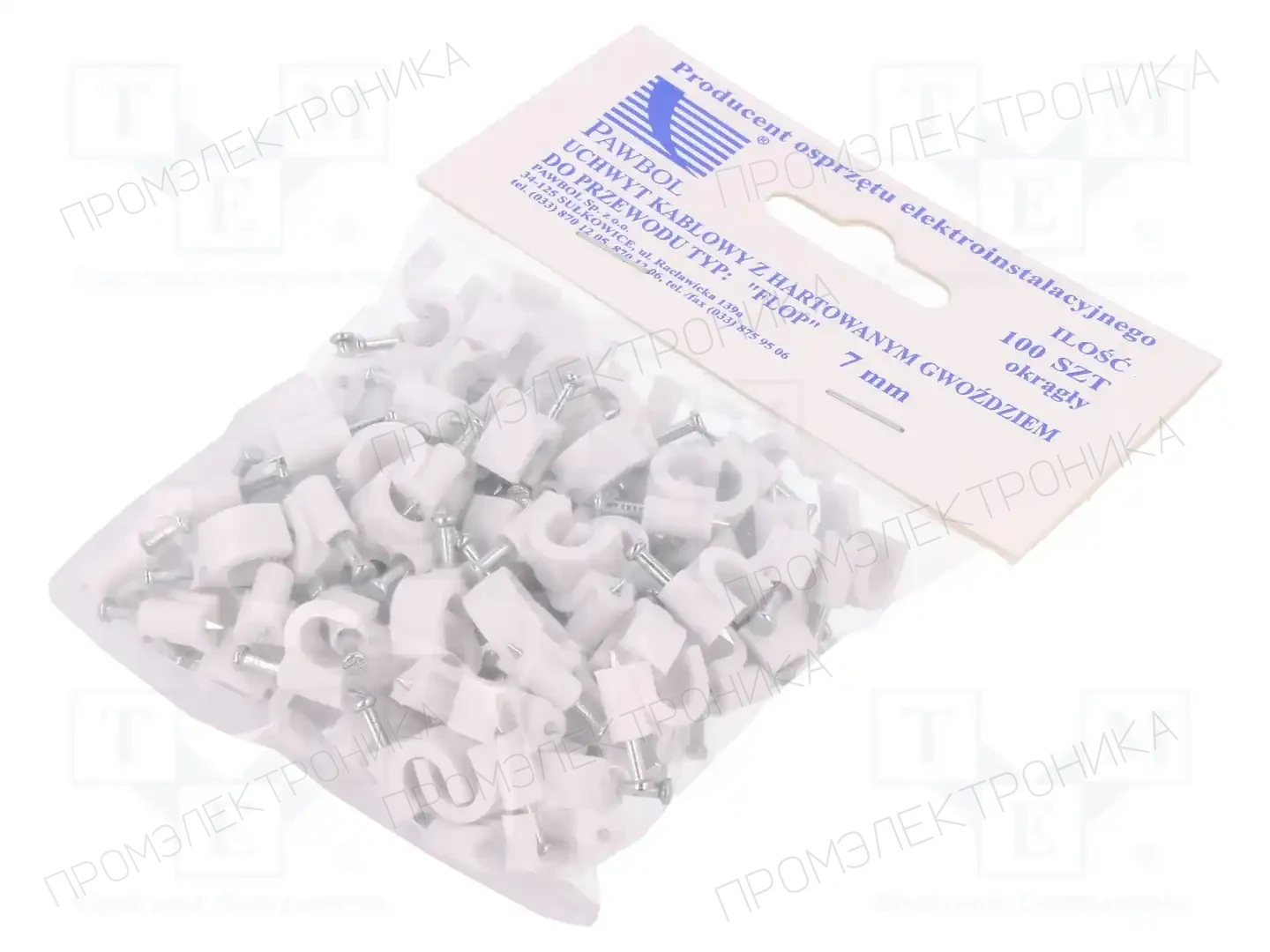 PAWBOL H.7005A -100 — Держатели, скобы для кабелей