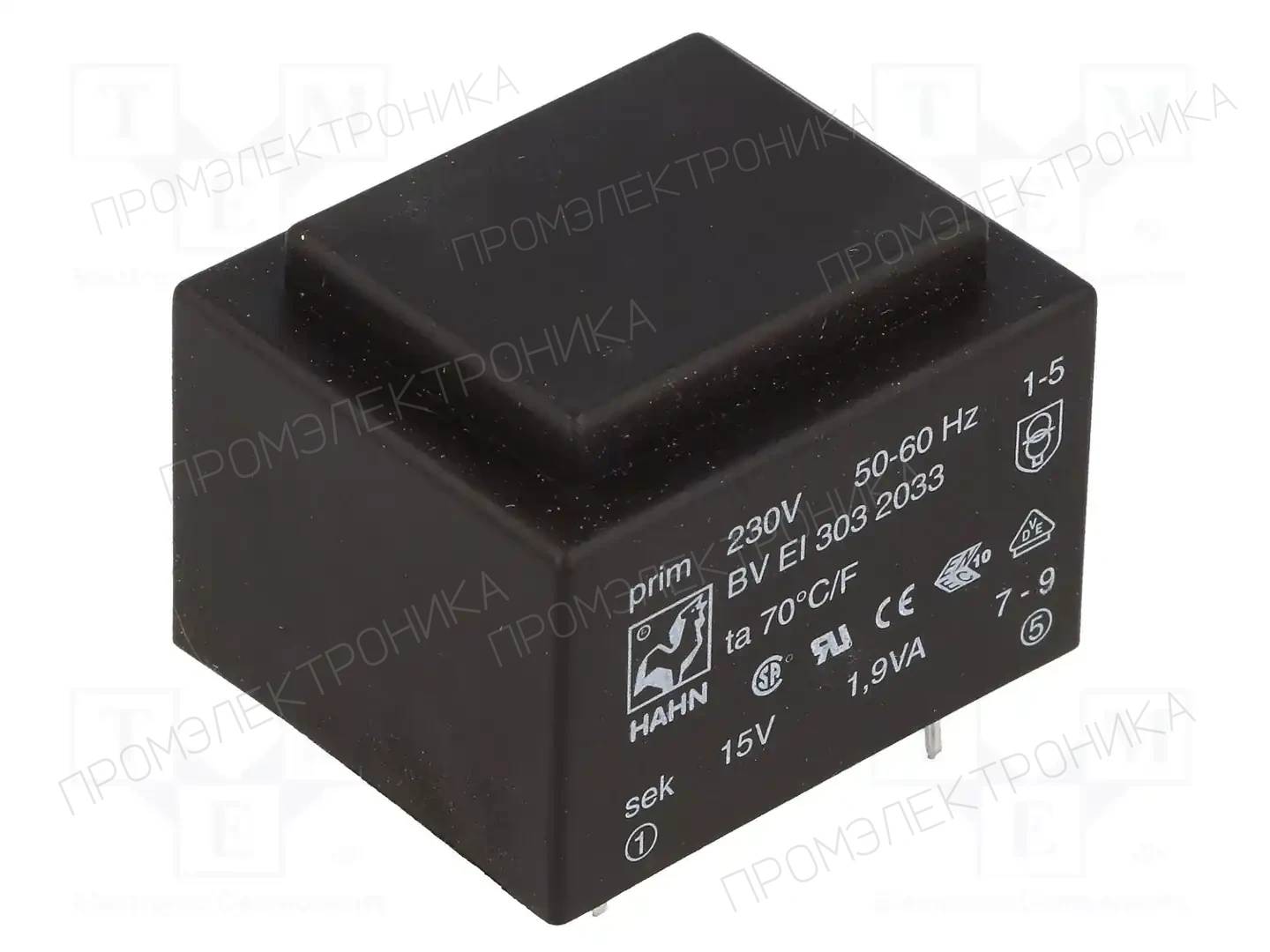 HAHN BV EI 303 2033 — Трансформаторы PCB