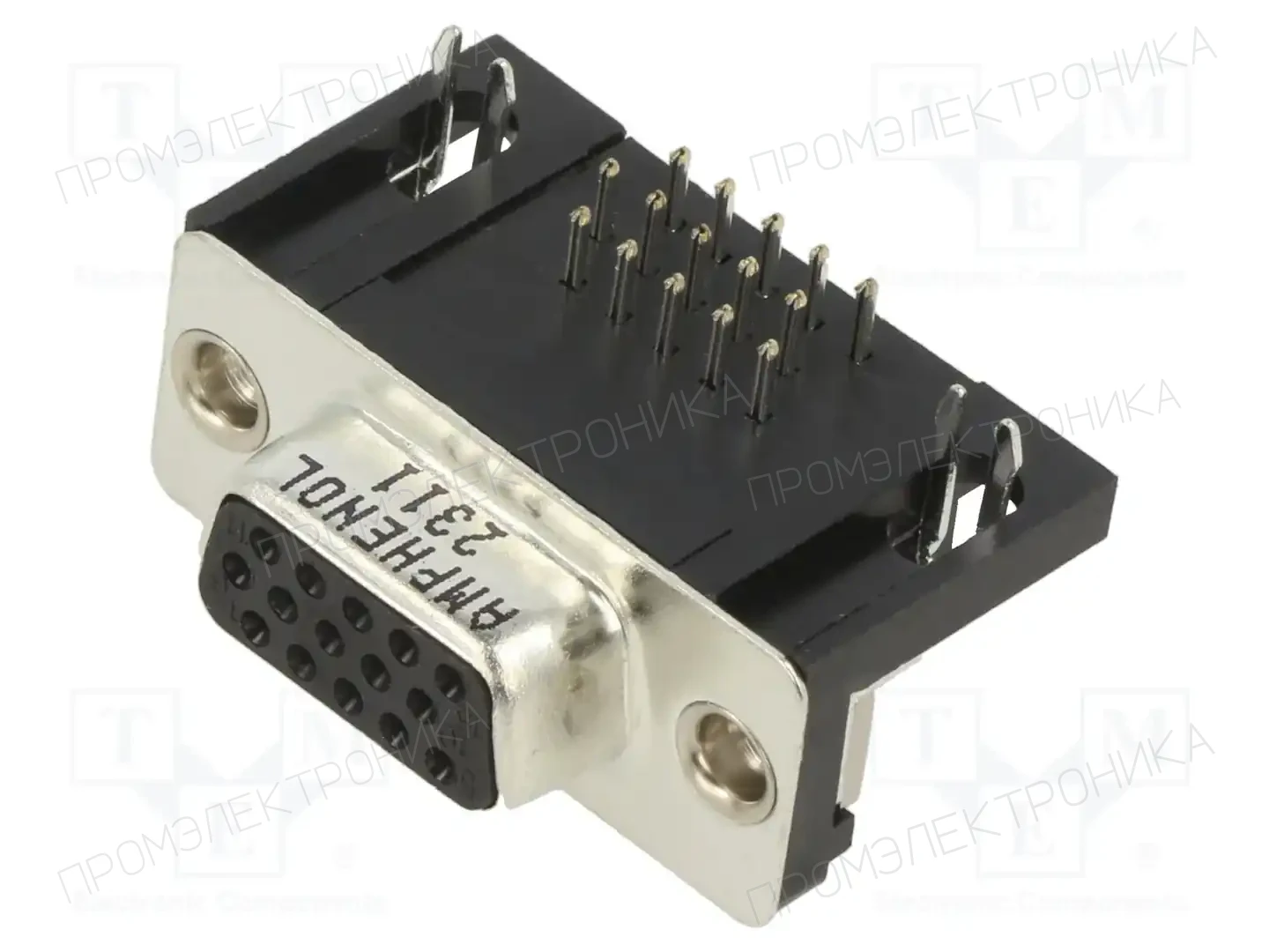 AMPHENOL COMMUNICATIONS SOLUTIONS L77HDE15SD1CH4R — Комплектные штекеры D-Sub
