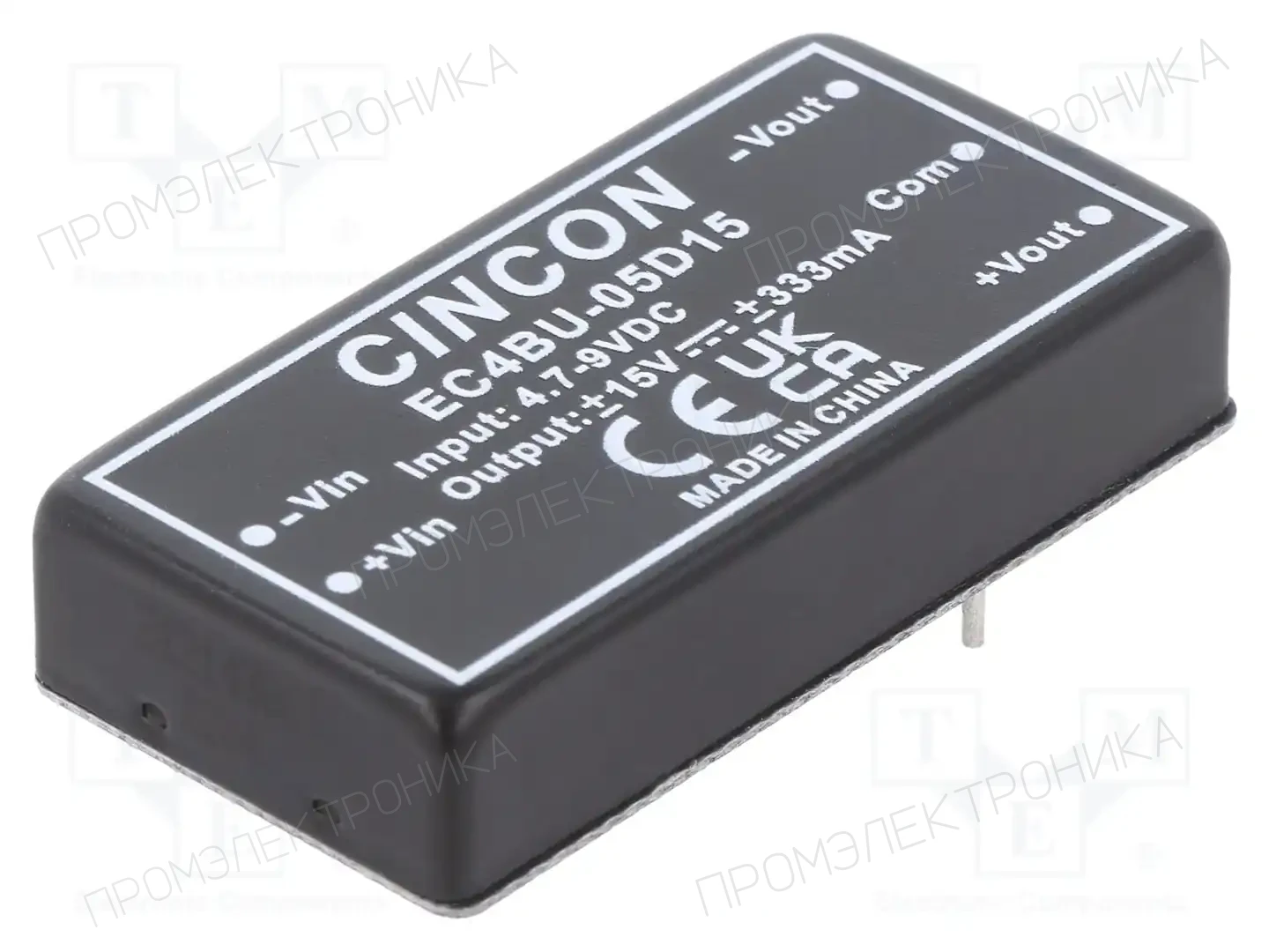 CINCON EC4BU-05D15 — Преобразователи DC/DC