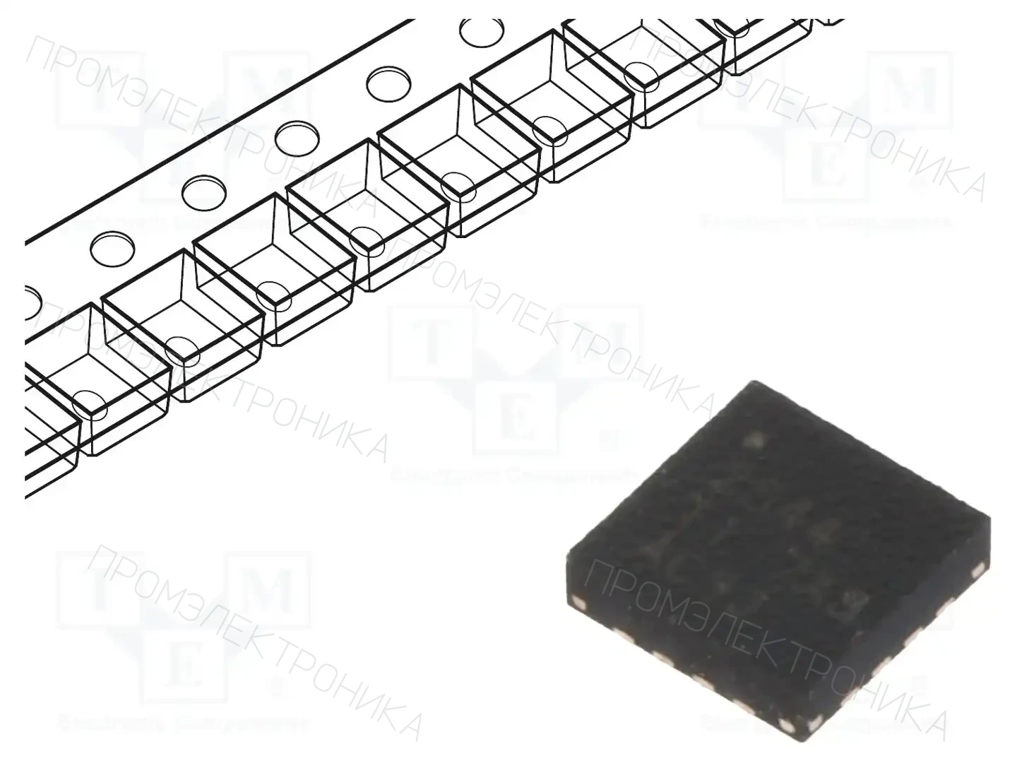 Texas Instruments TPS2544RTER — Выключатели - микросхемы