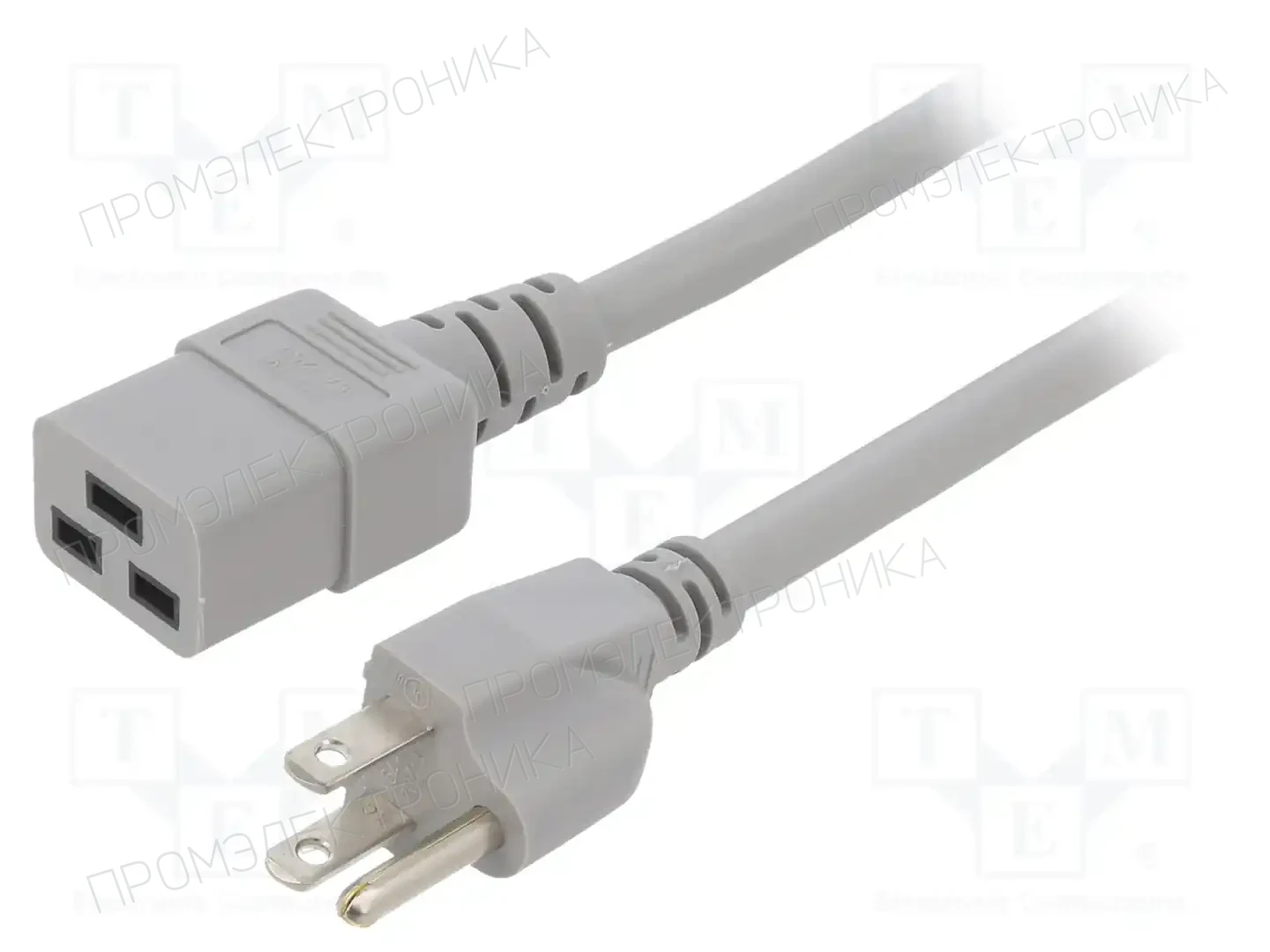 LIAN DUNG LT-202+549 SJT 14/3 60C GRY 2M — Кабели питания компьютерные и универс