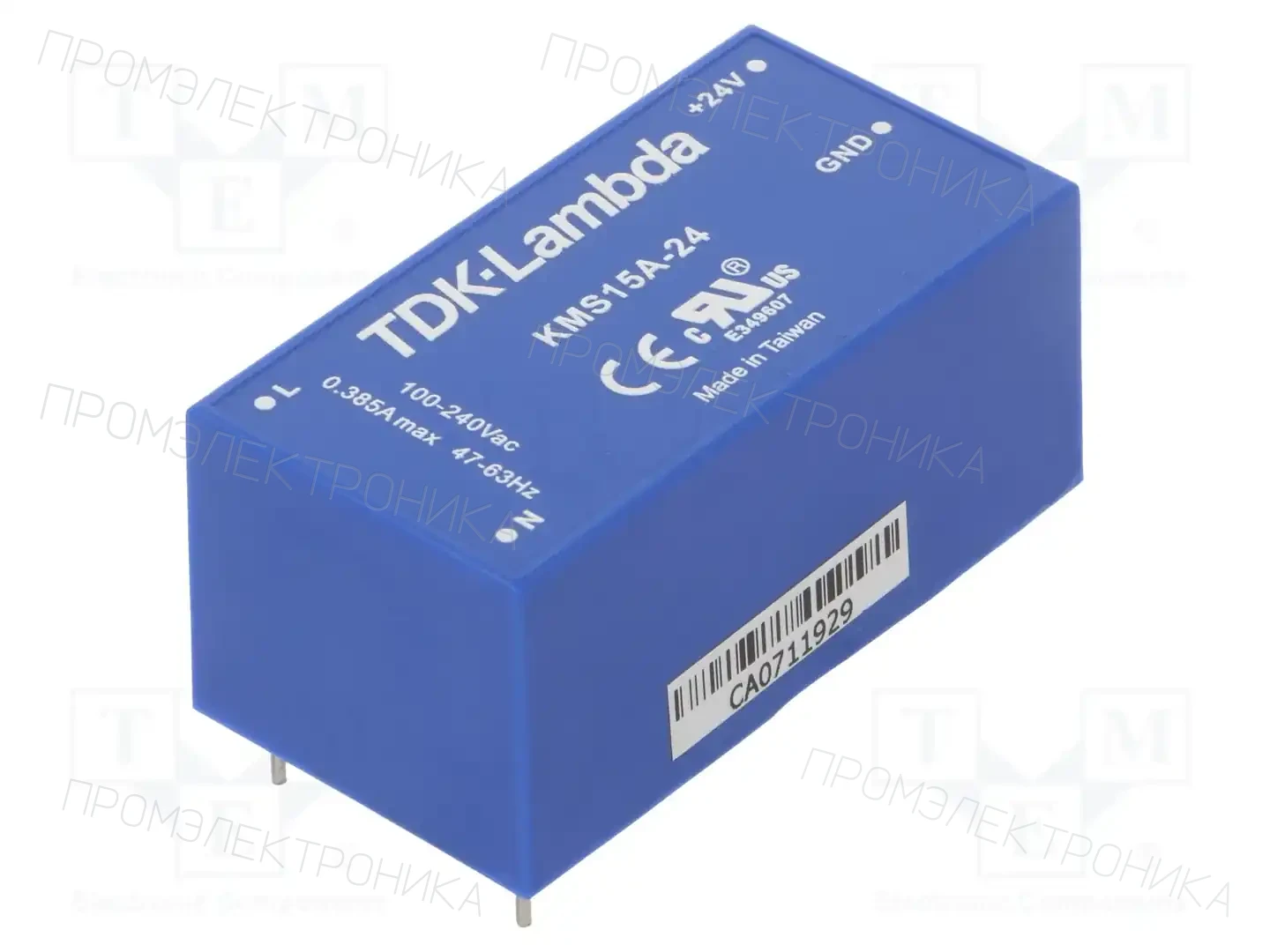 TDK-LAMBDA KMS15A-24 — Преобразователи AC/DC для PCB