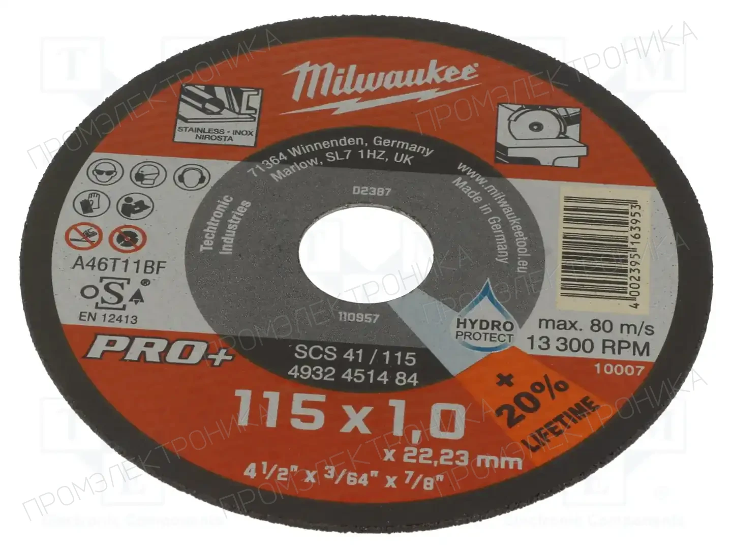 Milwaukee 4932451484 — Диски для резки и шлифовки