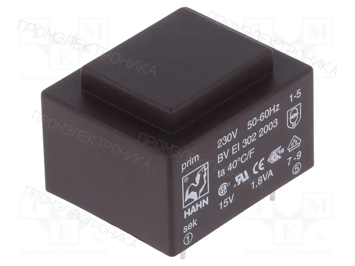 HAHN BV EI 302 2003 — Трансформаторы PCB
