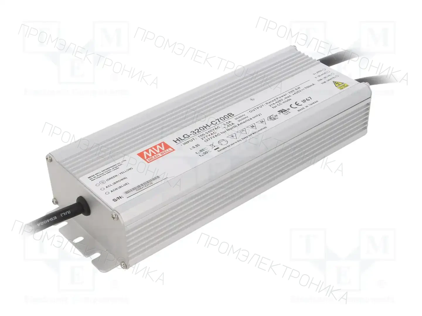 MEAN WELL HLG-320H-C700B — Блоки питания для LED