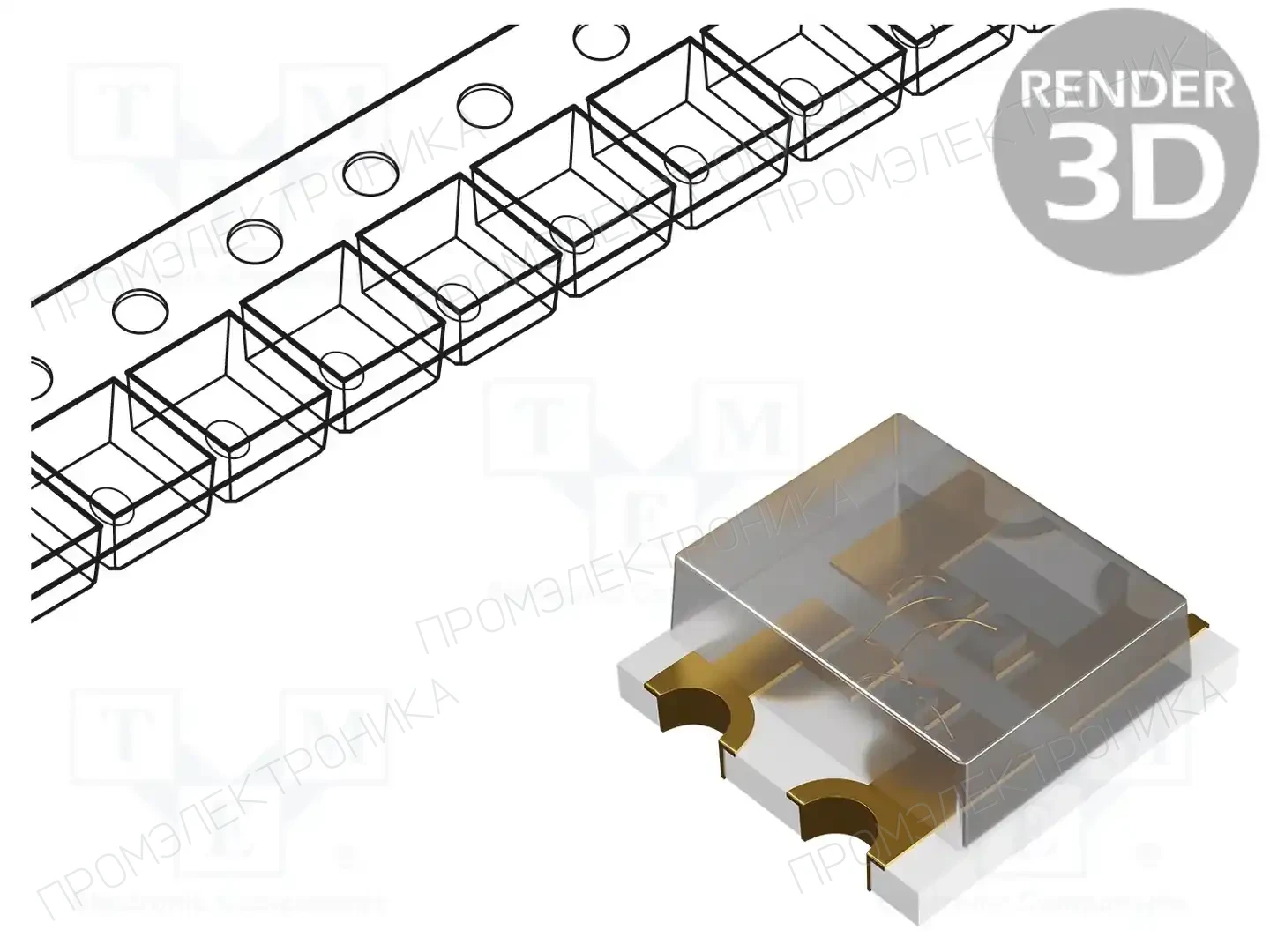 Inolux IN-S66TBTRGB — Светодиоды SMD цветные