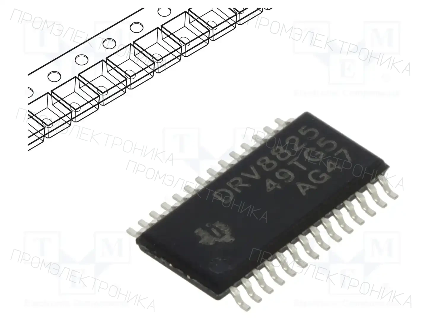 Texas Instruments DRV8825PWPR — Драйверы двигательные и ШИМ