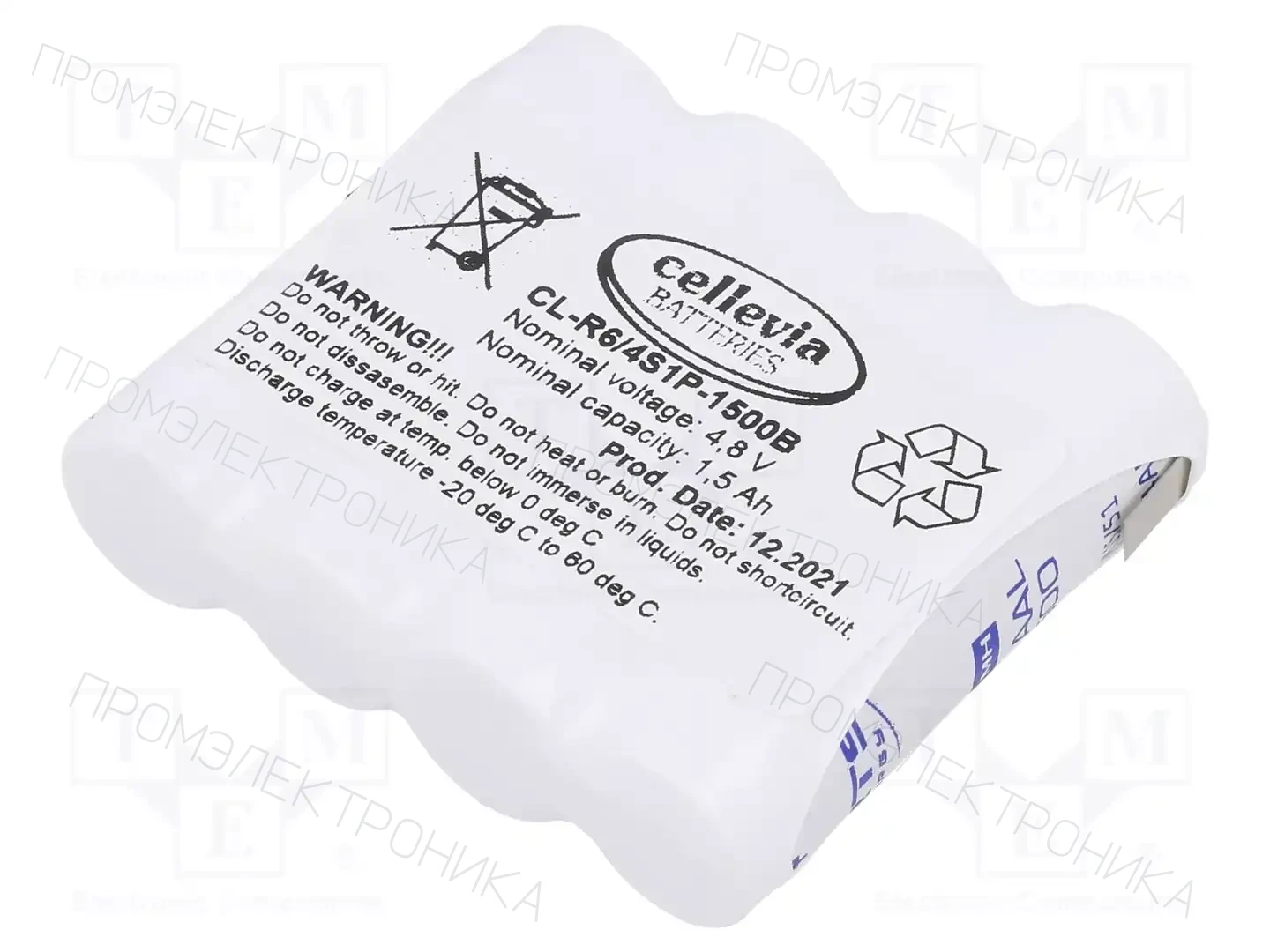 CELLEVIA BATTERIES CL-R6/4S1P-1500B — Аккумуляторы