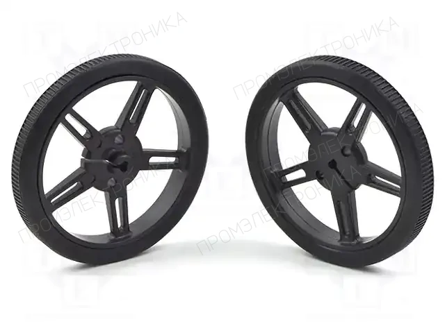 POLOLU POLOLU WHEEL 60X8MM PAIR – BLACK — Аксессуары для робототехники и RC WHEEL 60X8MM PAIR – BLACK