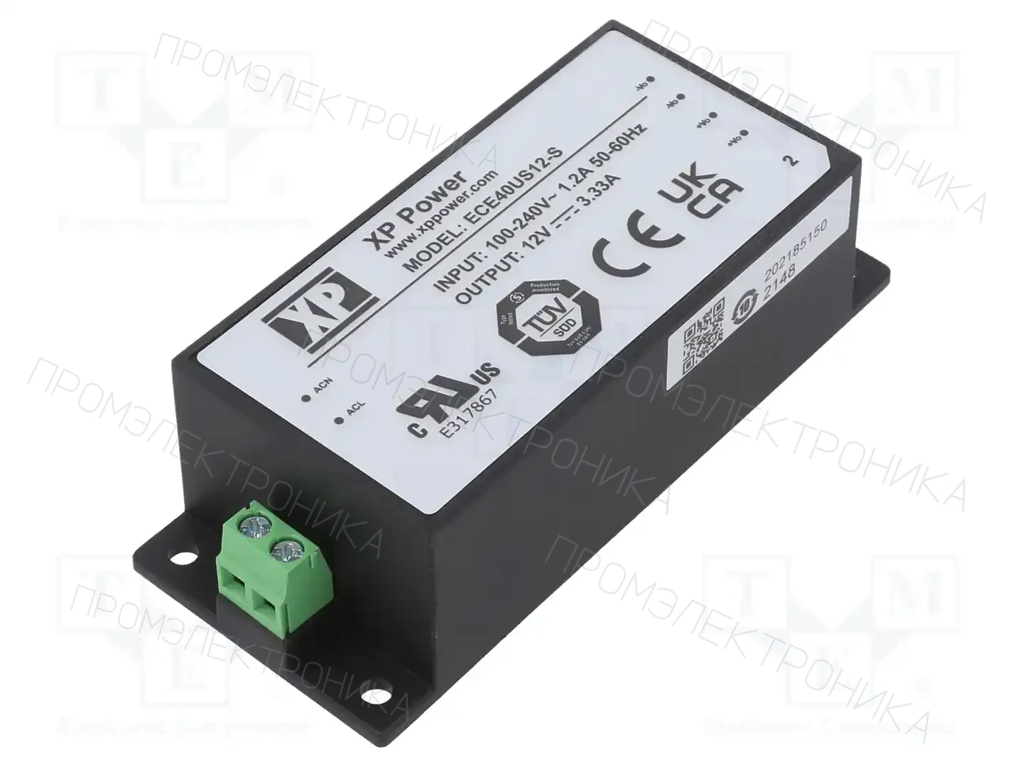 XP POWER ECE40US12-S — Блоки питания для встраивания