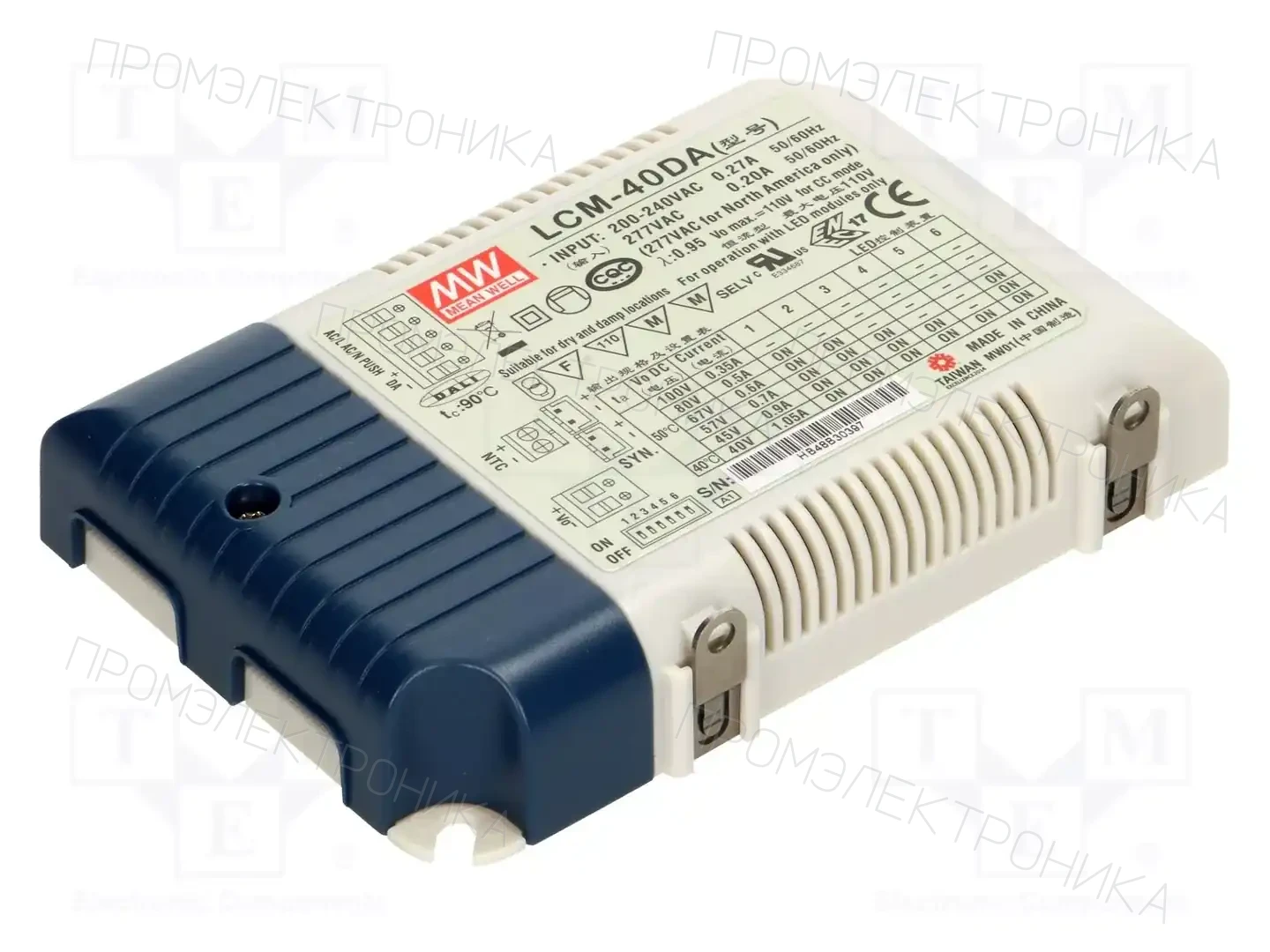 MEAN WELL LCM-40DA — Блоки питания для LED