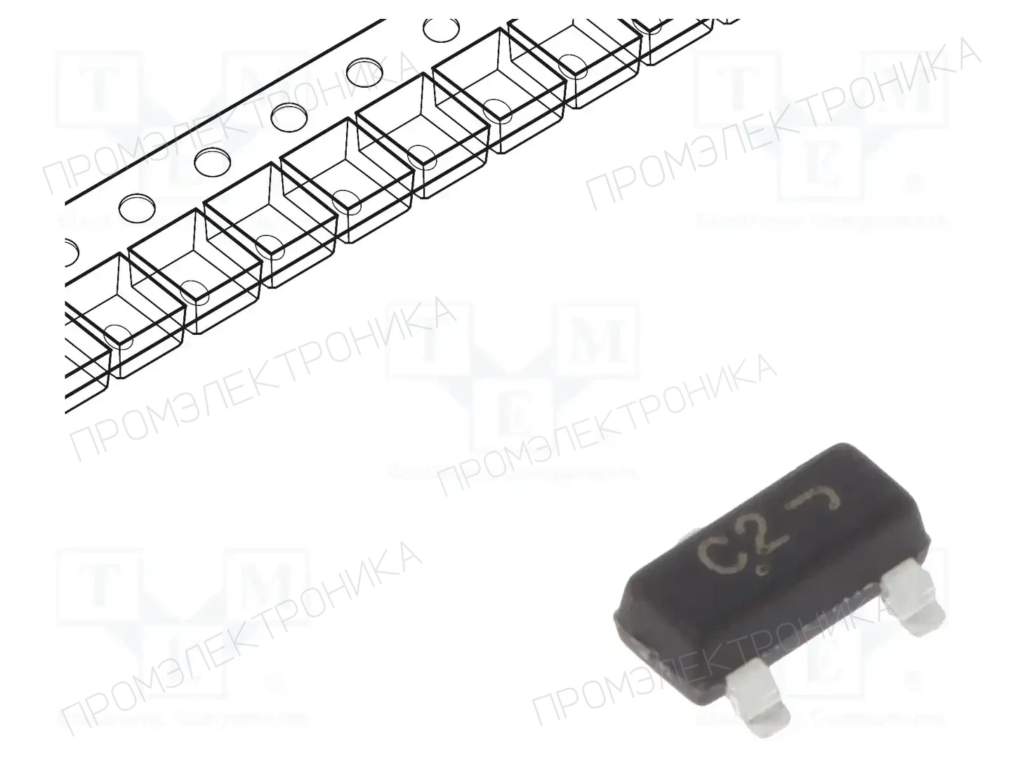 onsemi BCW30LT1G — Транзисторы PNP SMD