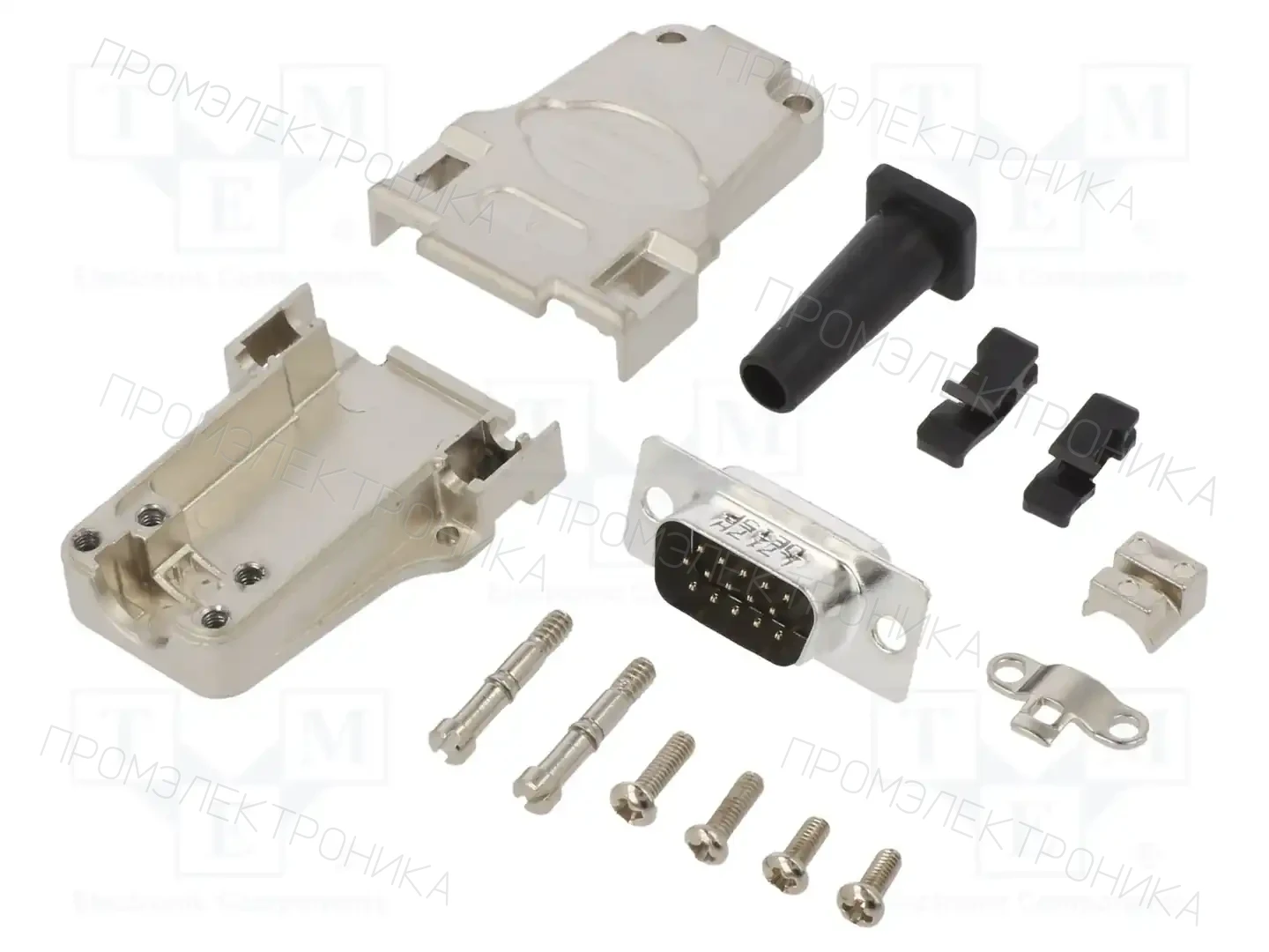 AMPHENOL COMMUNICATIONS SOLUTIONS L17DTZF09-RG+L717HDE15P — Комплектные штекеры D-Sub