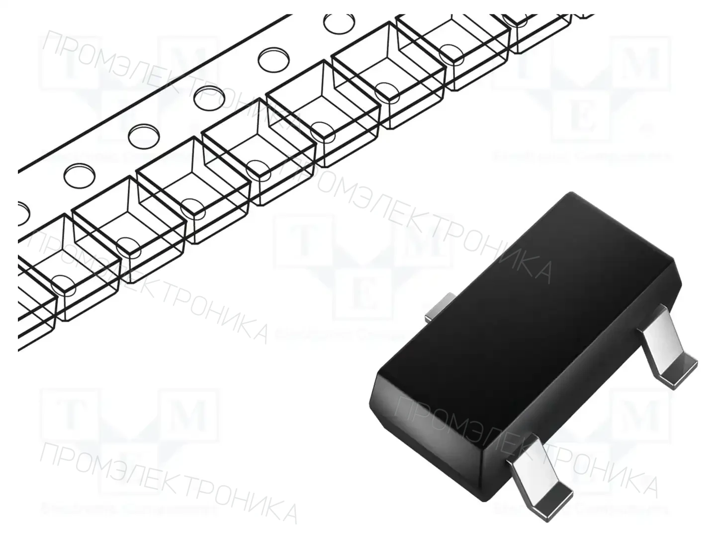onsemi SZNUP2125WTT1G — Диоды TVS SMD двунаправленные
