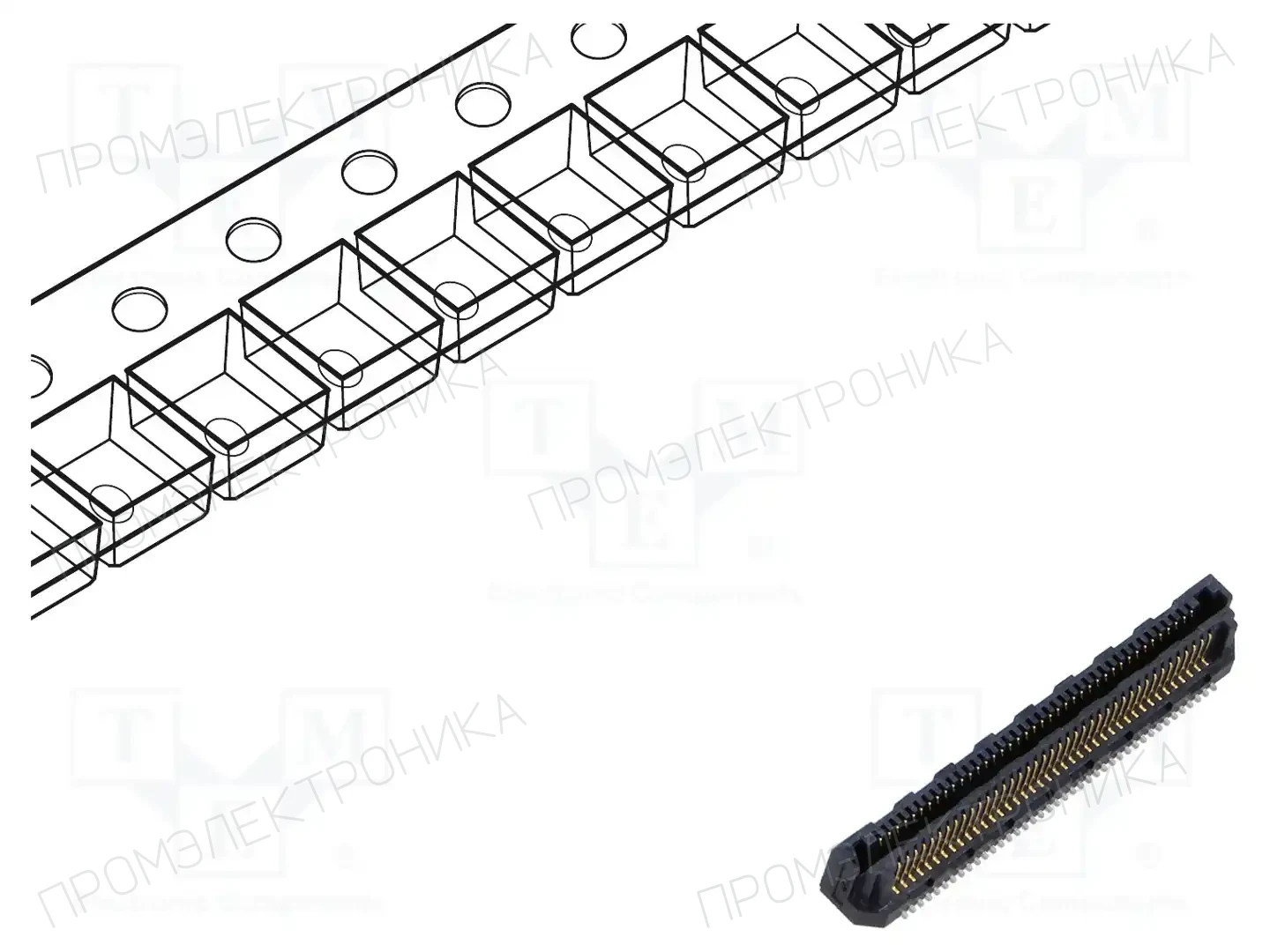 SAMTEC LSS-140-01-L-DV-A-K-TR — Разъeмы пластина - пластина