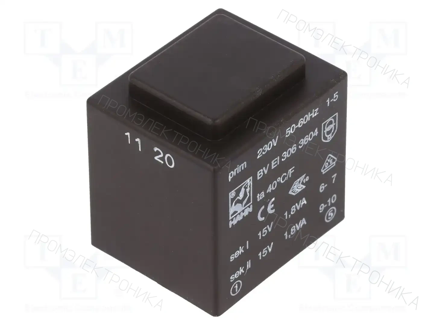 HAHN BV EI 306 3604 — Трансформаторы PCB