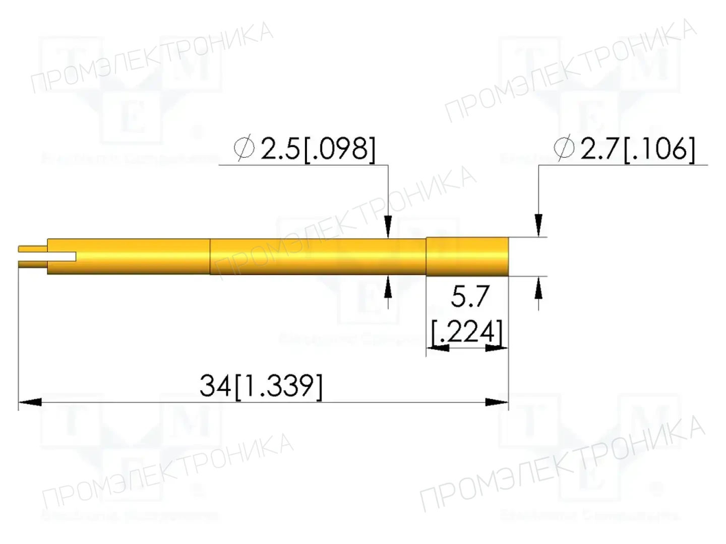 INGUN KS-VF3 — Гнёзда для измерительных щупов