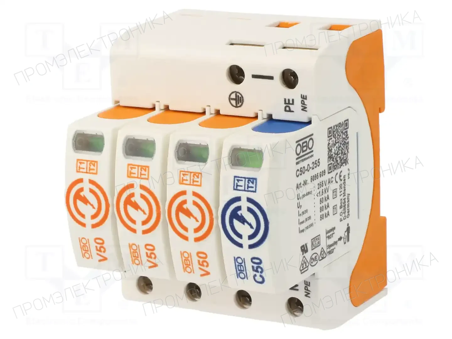 OBO BETTERMANN V50-3+NPE-280 — Ограничители перенапряжения