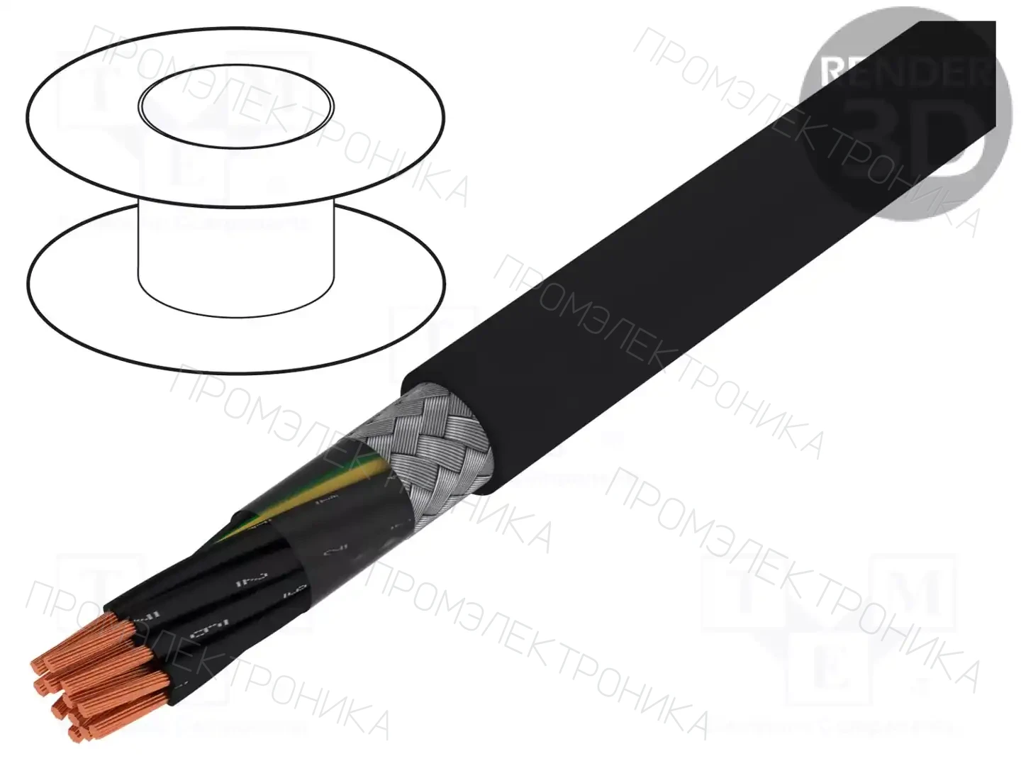 HELU 10947 — Провода многожильные экранированные