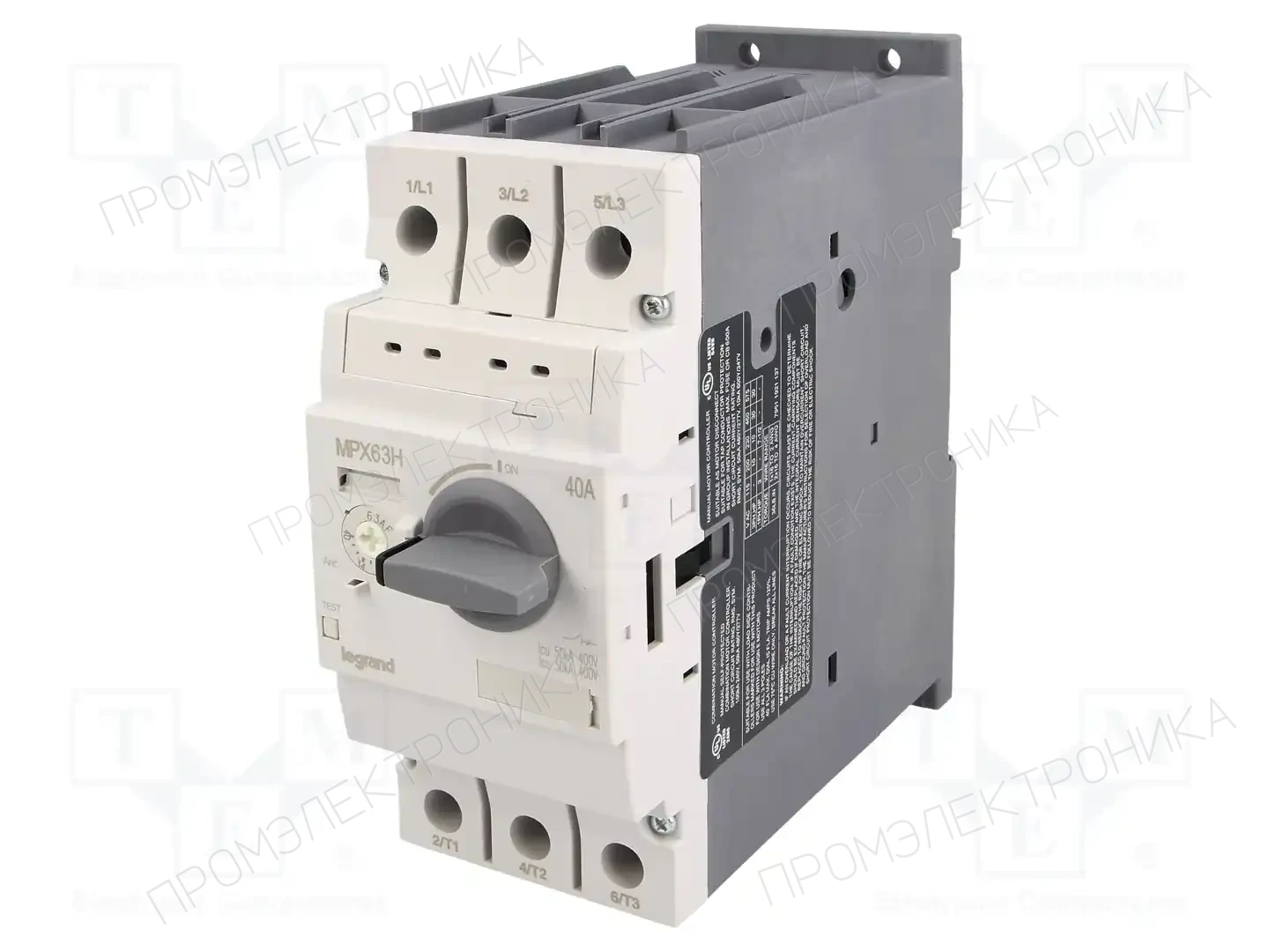 LEGRAND MPX3 63H 28-40A — Выключатели двигательные