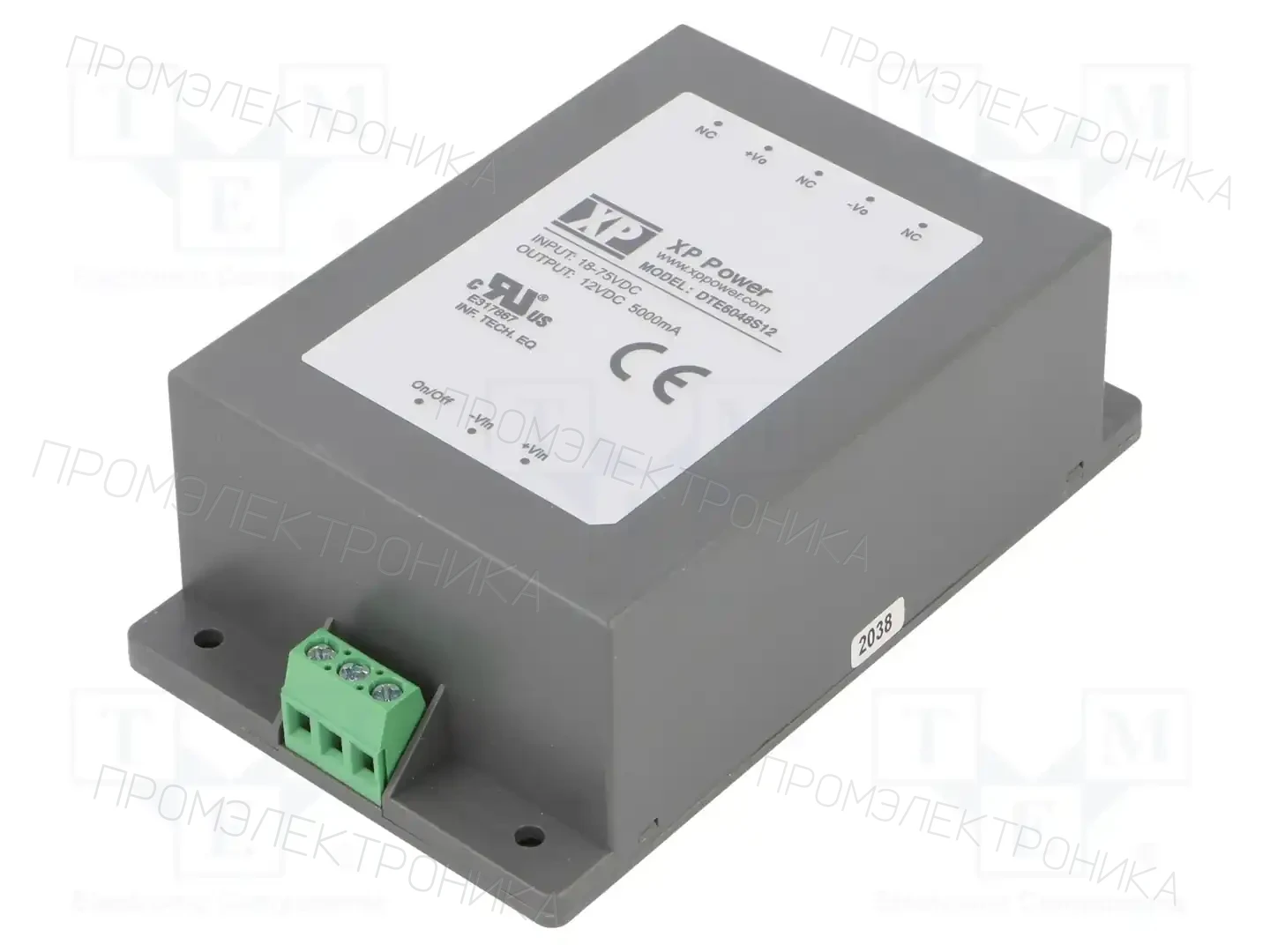 XP POWER DTE6048S12 — Преобразователи DC/DC