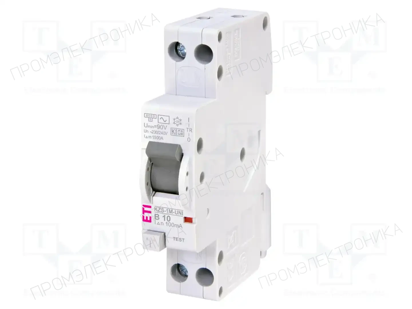 ETI POLAM KZS-1M-UNI 1P+N AC B10/0.1 — Дифференциальные выключатели