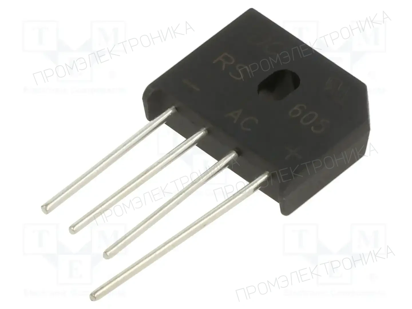 DC COMPONENTS RS605 — Однофазные мосты диодные плоские