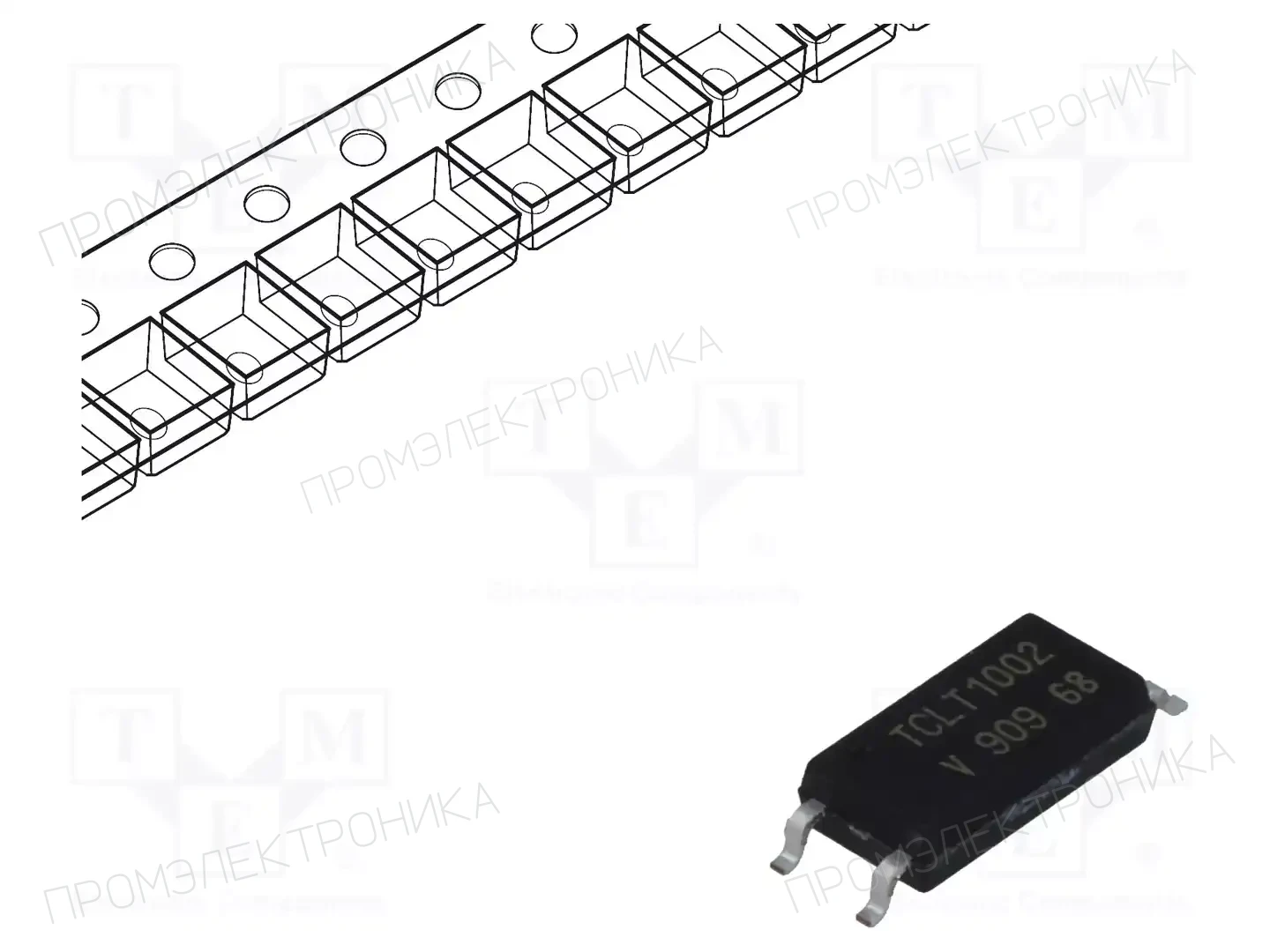 VISHAY TCLT1002 — Оптроны – аналоговый выход