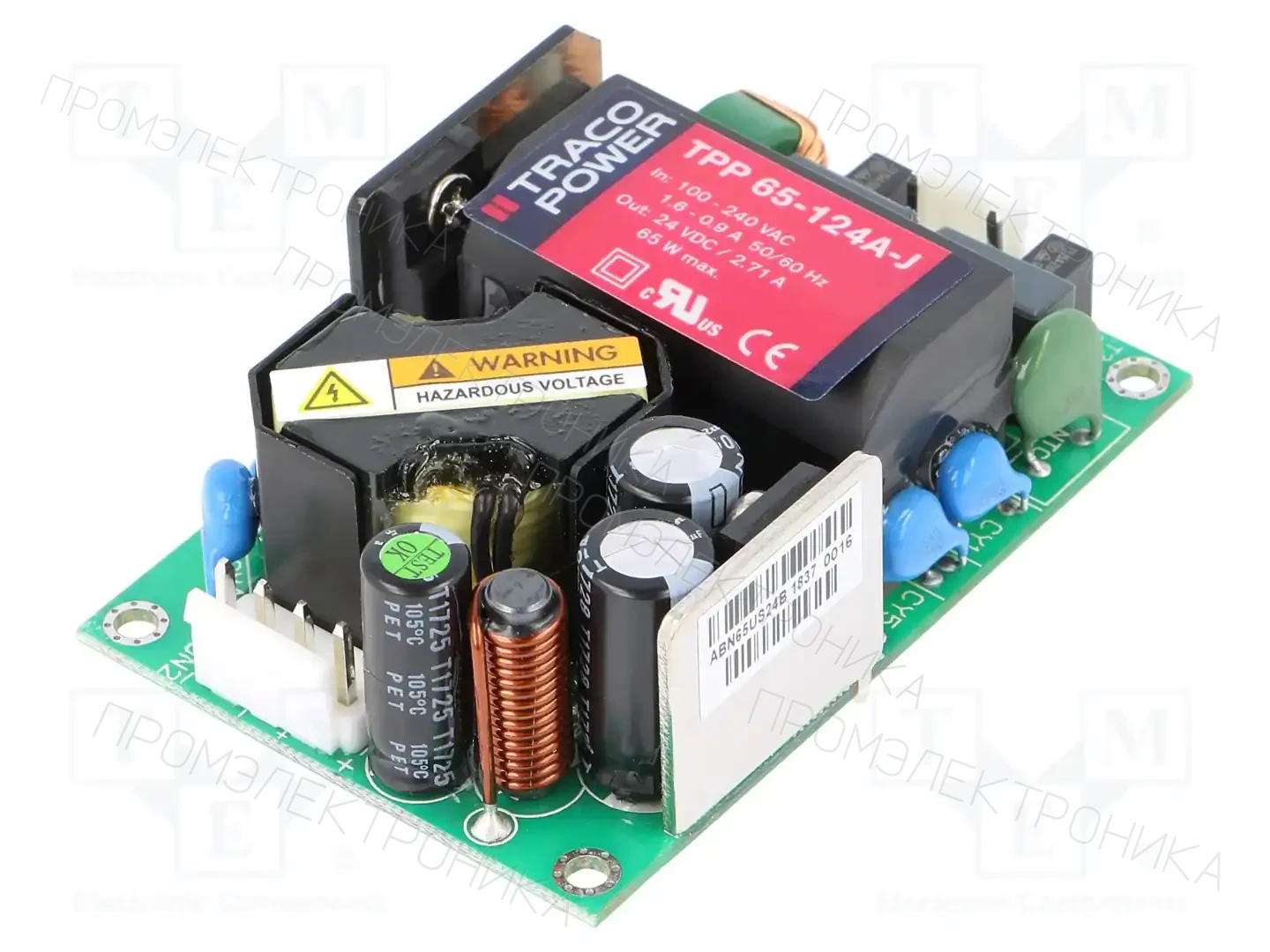 TRACO POWER TPP 65-124A-J — Открытые блоки питания