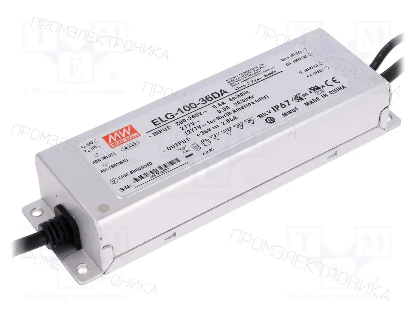MEAN WELL ELG-100-36DA — Блоки питания для LED