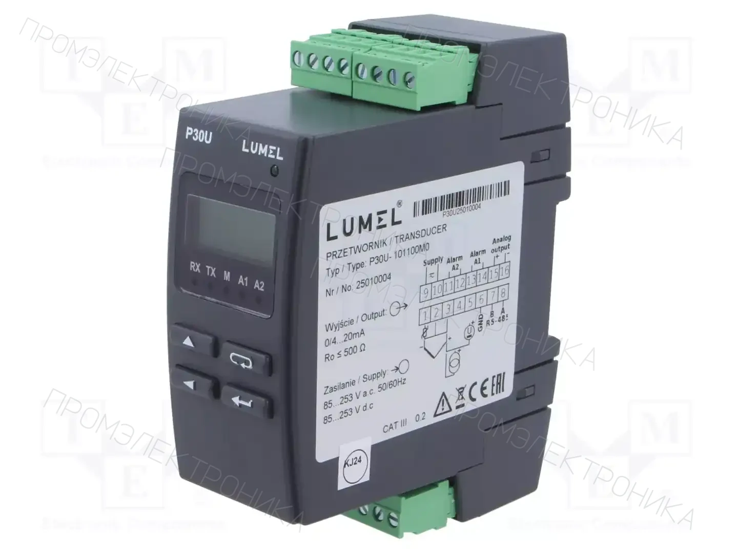 LUMEL P30U-101100M0 — Преобразователи температуры