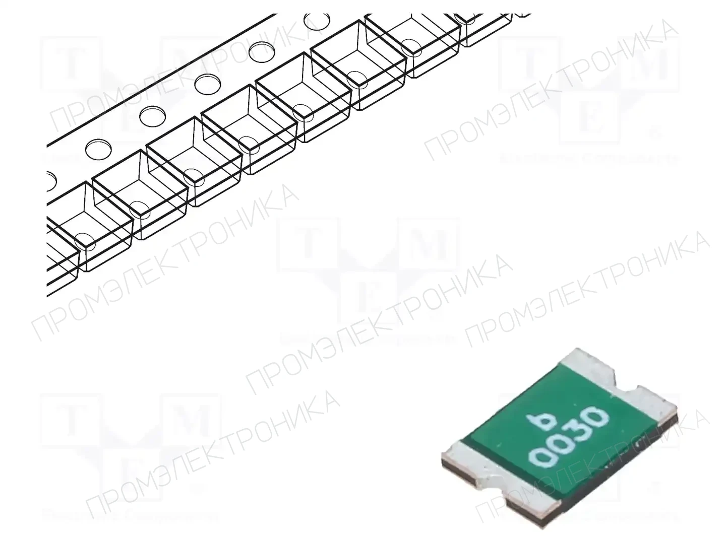BEL FUSE 0ZCG0030FF2C — Предохранители полимерные SMD