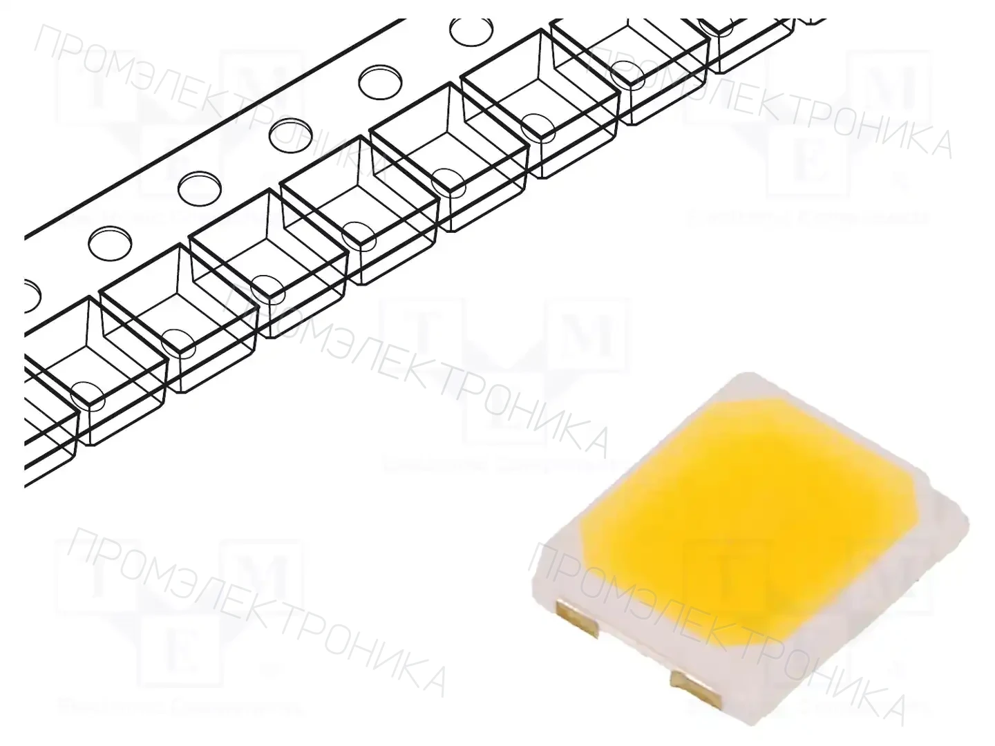 LITEON LTW-2835AZL40 — Светодиоды SMD белые