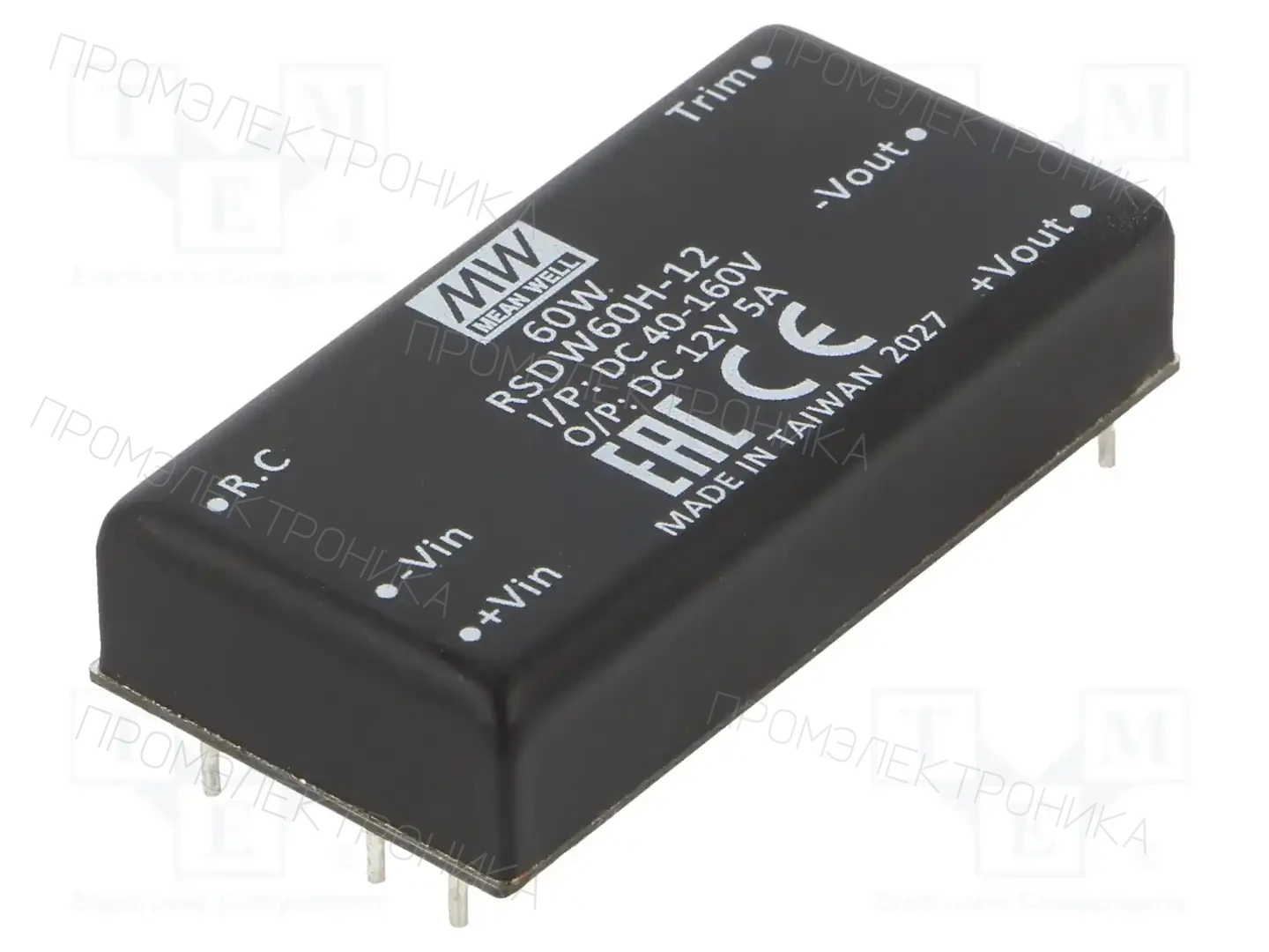 MEAN WELL RSDW60H-12 — Преобразователи DC/DC