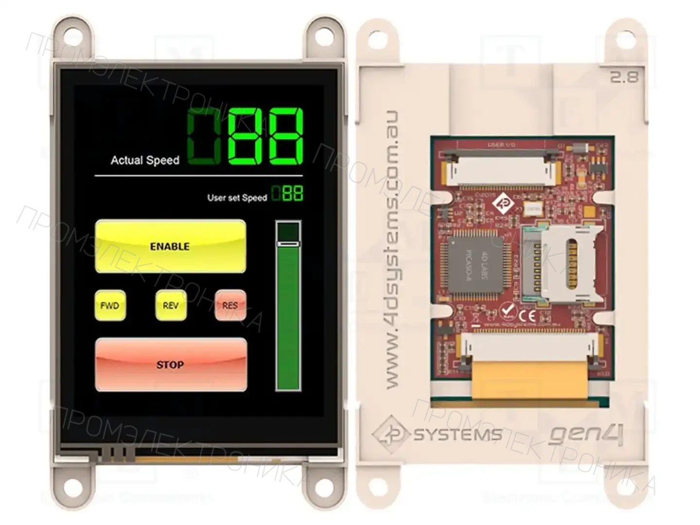 4D Systems GEN4-ULCD-28D — Интеллигентные дисплеи