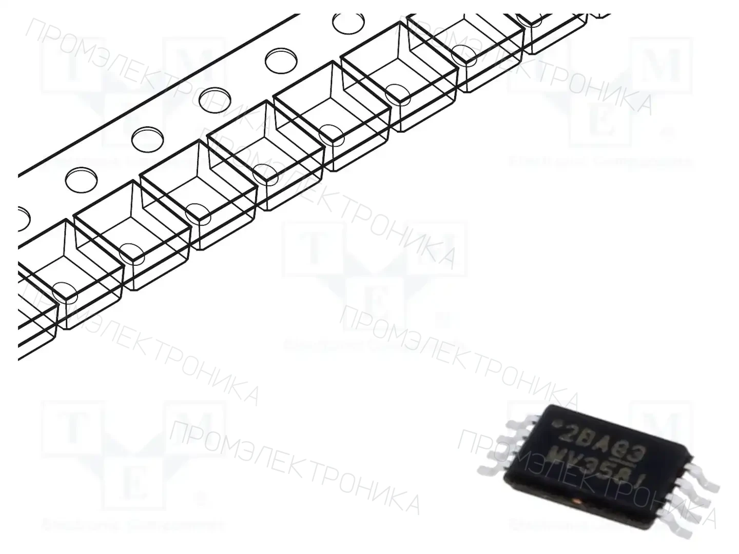 Texas Instruments LMV358IPWR — Операционные усилители SMD