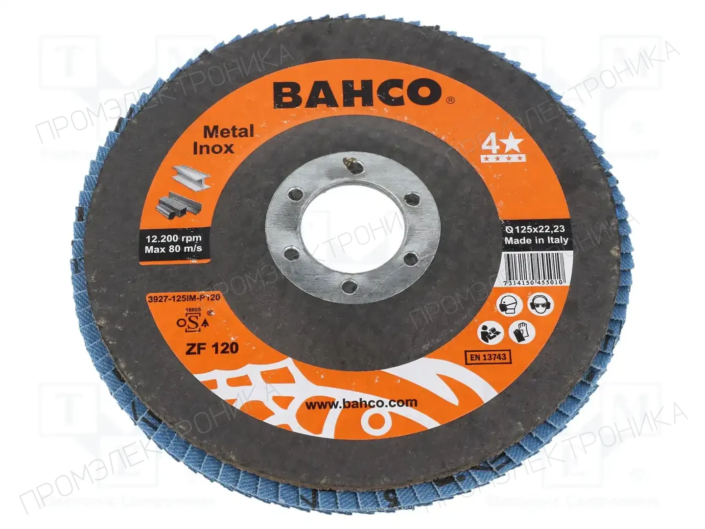 BAHCO 3927-125IM-P120 — Диски для резки и шлифовки