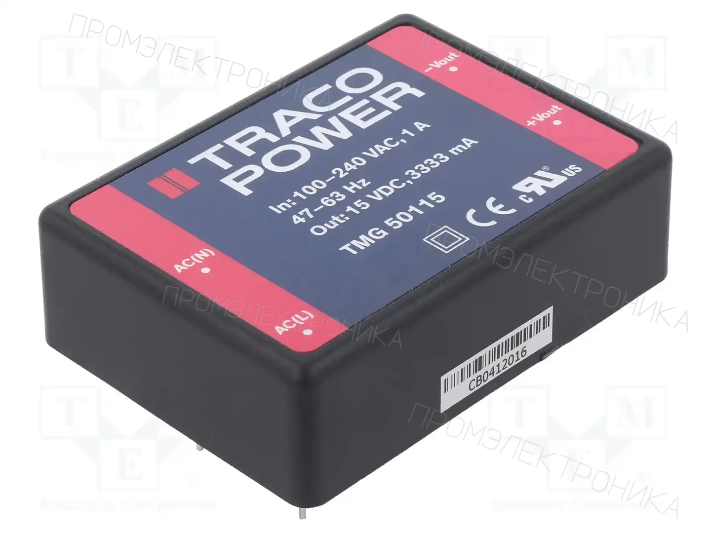 TRACO POWER TMG 50115 — Преобразователи AC/DC для PCB
