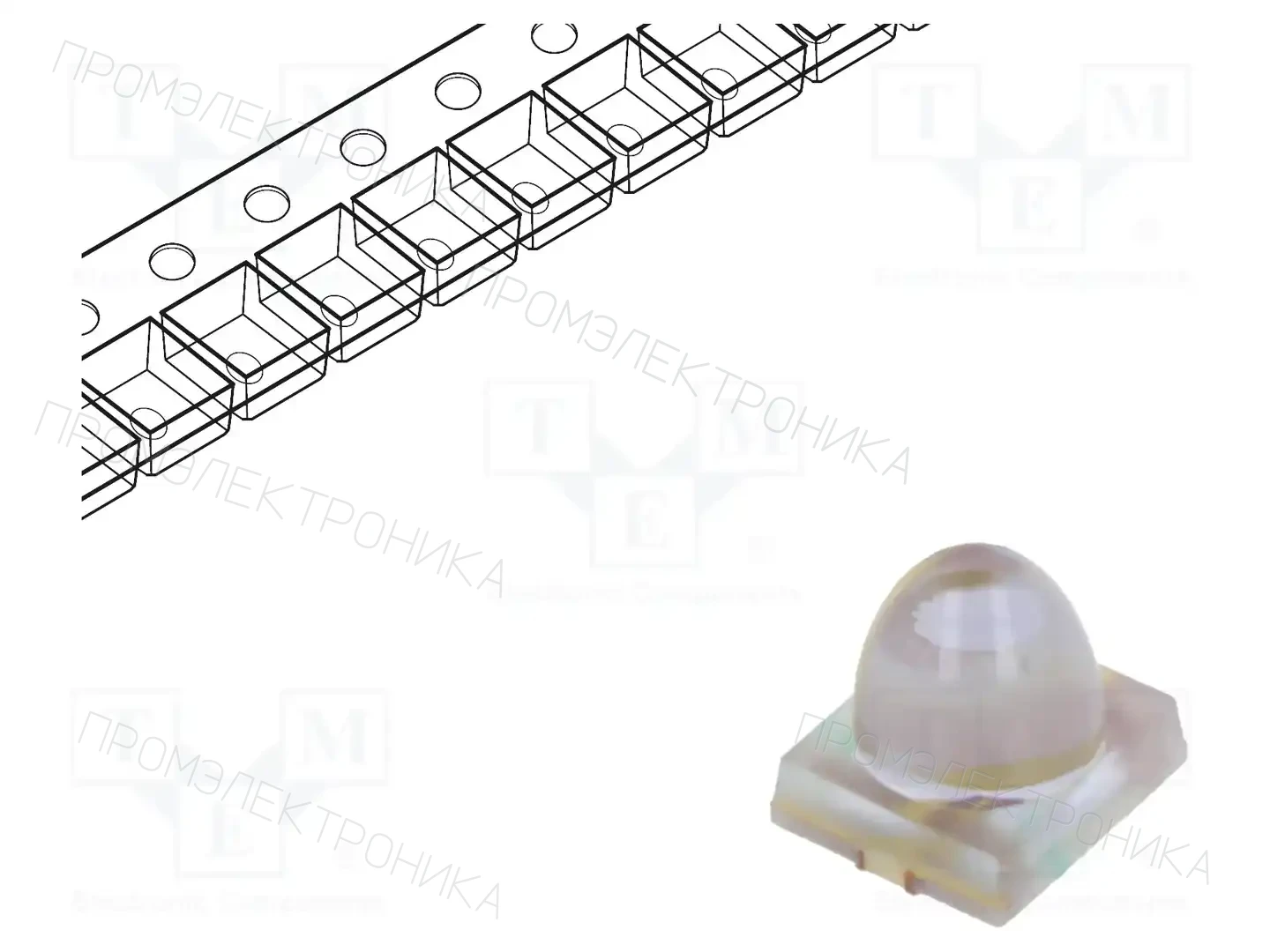 BROADCOM (AVAGO) ASMT-FJ70-AFJ00 — Светодиоды SMD цветные