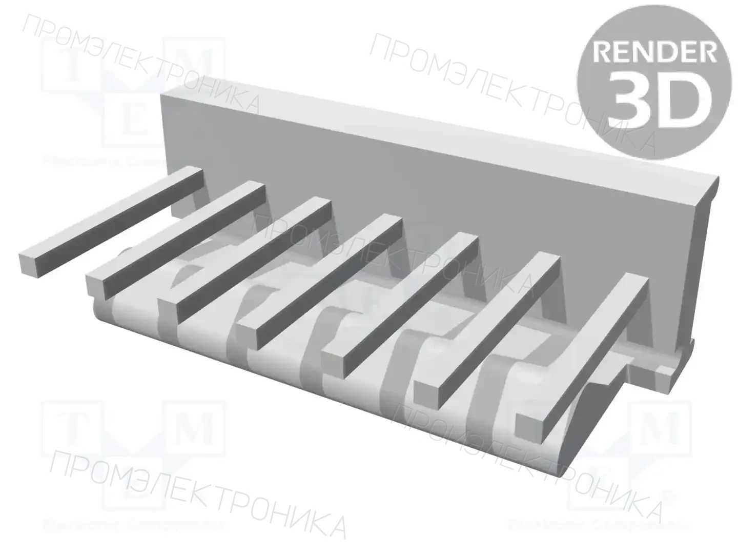 TE Connectivity 640456-7 — Разъeмы сигнальные растр 2,54мм