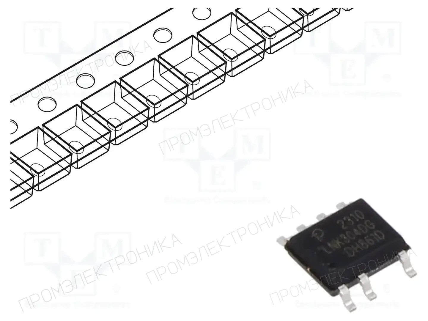 POWER INTEGRATIONS LNK304DG-TL — Регуляторы напряжения - микросхемы DC/DC