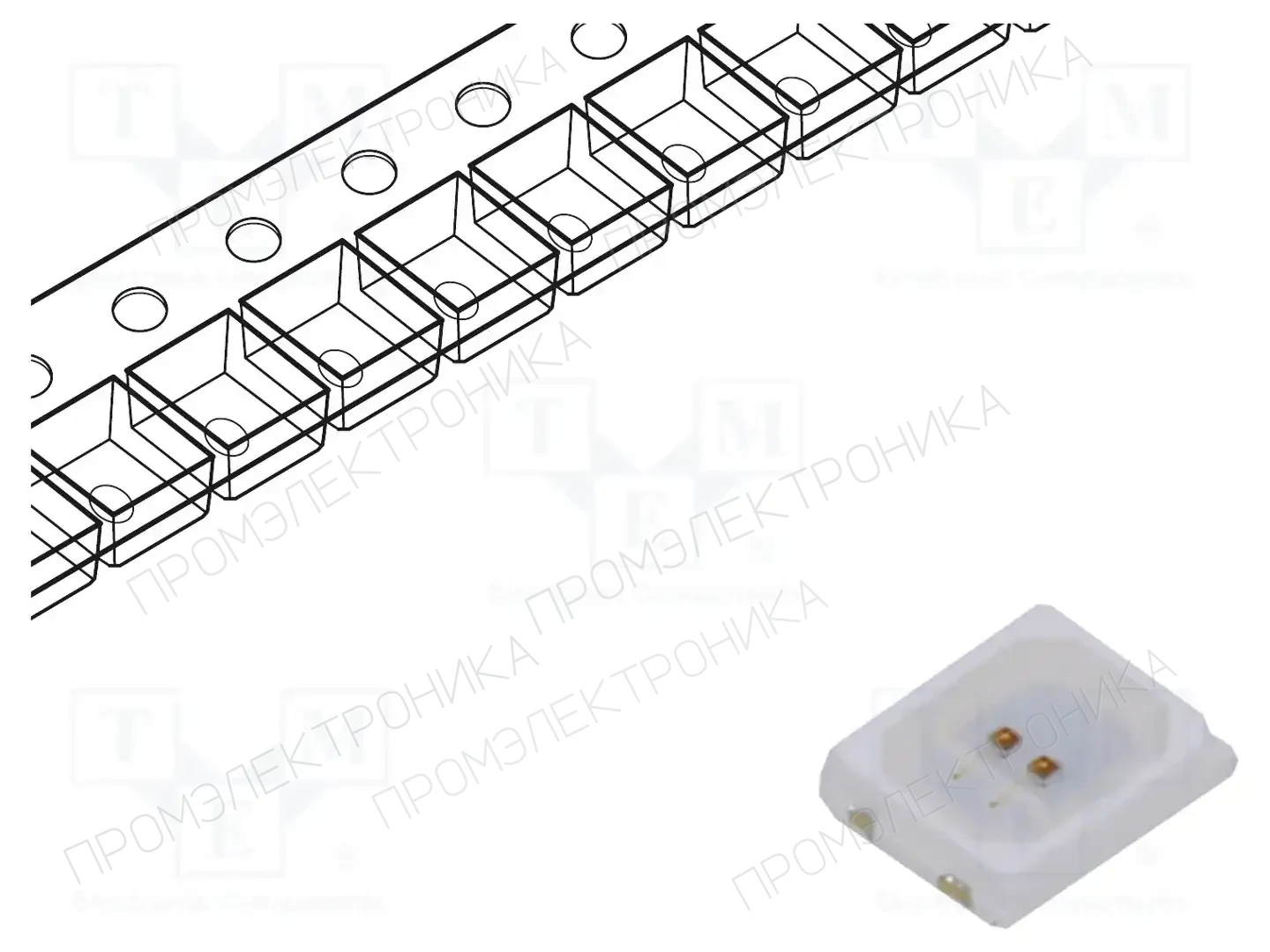 FORYARD FYLS-2835PUYC-0.2W — Светодиоды SMD цветные
