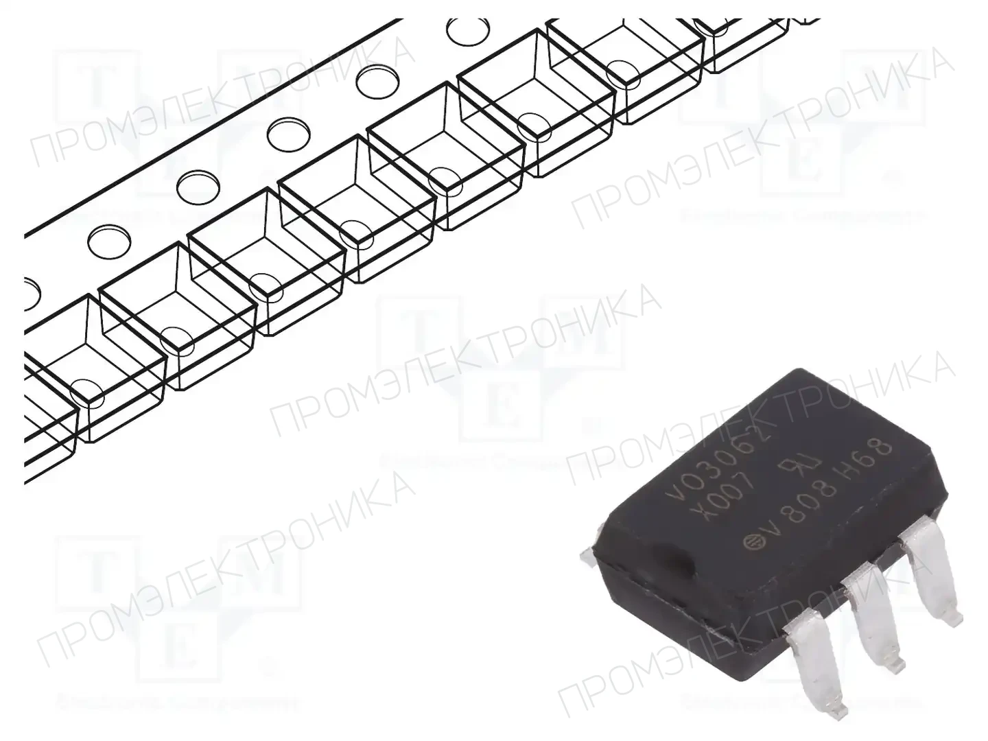 VISHAY VO3062-X007T — Оптотриаки