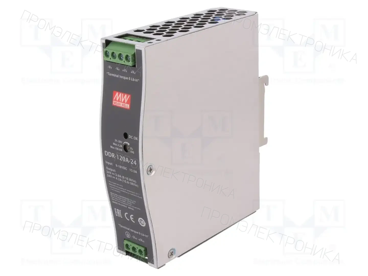 MEAN WELL DDR-120A-24 — Преобразователи DC/DC